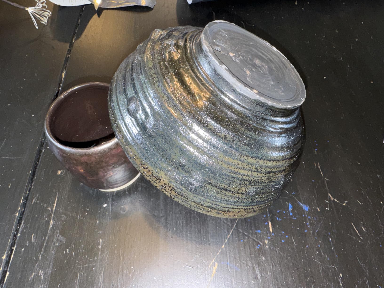 Speedball Mid-Fire Glaze, Variegated Lapis, 16 Ounce Jar for Pottery and Ceramics customer photo 1