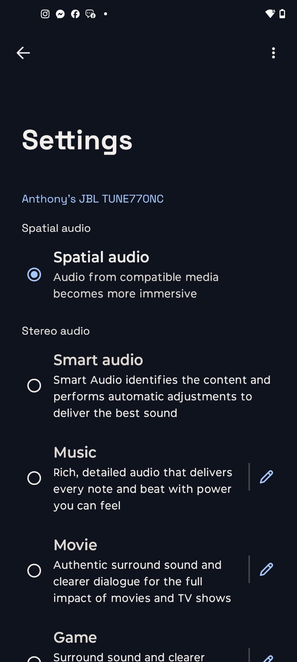JBL Tune 770NC - Wireless Over-Ear Headphones - Black | Adaptive Noise Cancelling with Smart Ambient, Bluetooth 5.3 with LE Audio, JBL Pure Bass Sound customer photo 2