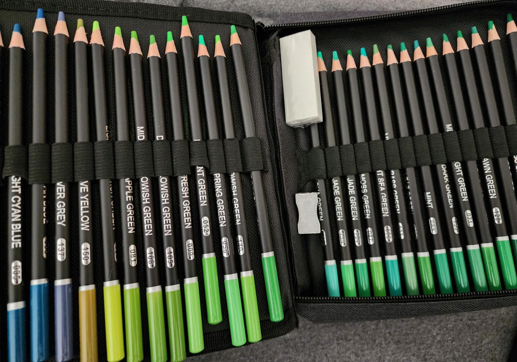 H & B 72-Color Colored Pencils Set with Mandala Coloring Sheets, Eraser, Sharpener - Soft Oil-Based Cores Art Supplies Drawing Kit for Adults, Kids, and Beginners customer photo 2