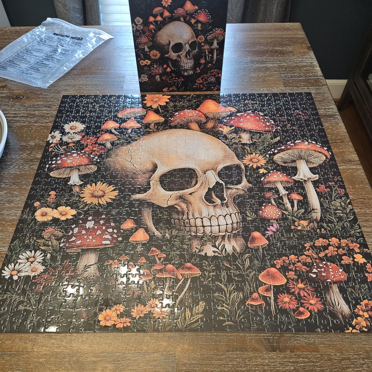 ArtToFrames 31.5x23.6 INCH/80x60 CM Black Frame for 1500 piece Puzzles. This 1.25 Inch Custom MDF Puzzle Frame is Black - Comes with Economy Acrylic customer photo 2