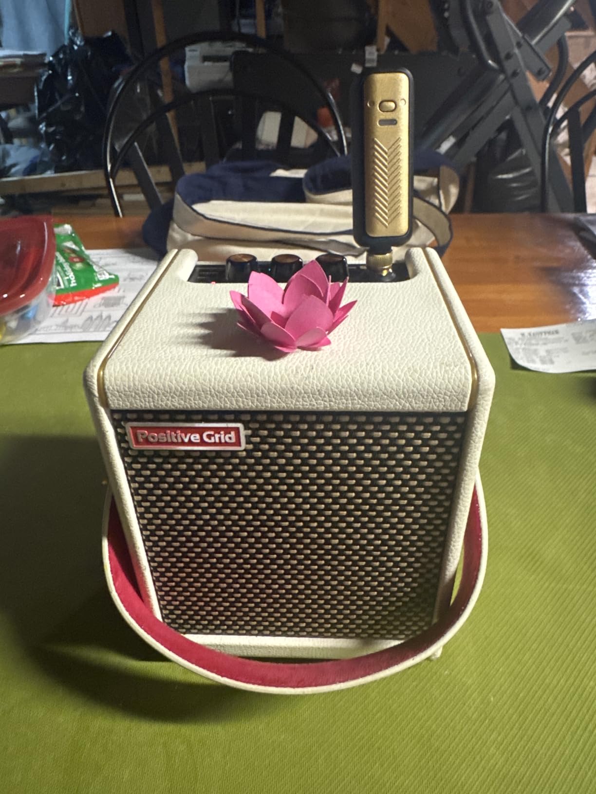 Positive Grid Spark Link Wireless Guitar System - Electric, Acoustic, Bass | Plug & play wireless guitar system for electric, acoustic & bass. Ultra-low latency, 6-hr battery. USB-C cable included. customer photo 1