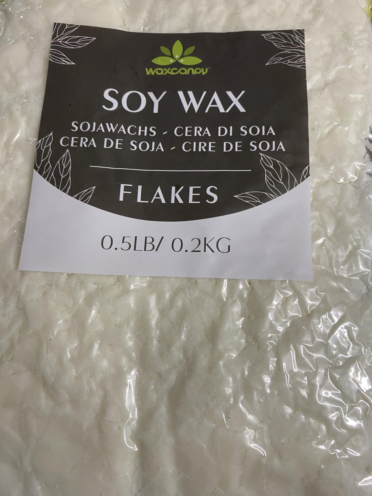 Soy Wax Flakes, Waxcanpy Natural Candle Wax, Organic Soy Wax for Candle Making from Farm, No Additives, Harmless and Pure (5lb) customer photo 2