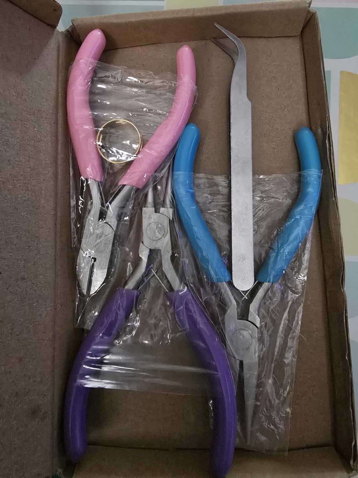 3 Pcs Jewelry Pliers Set - Needle/Round Nose and Wire Cutters | Pliers for Jewelry Making, Repair and Crafts, Wire Wrapping Beading Crafts Pliers customer photo 1