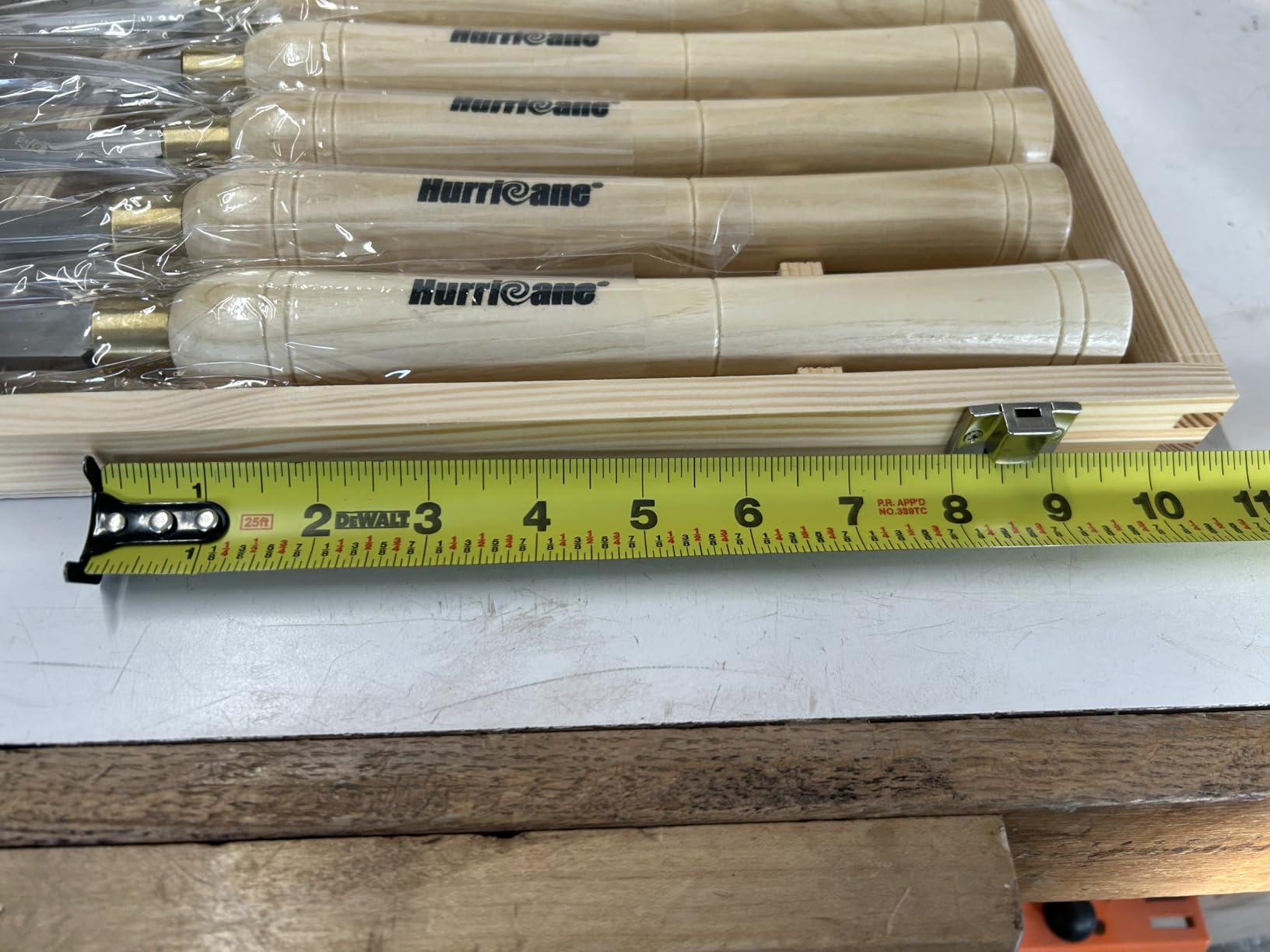 HURRICANE 8pc Wood Lathe Chisel Set, M2 HSS Wood Turning Tools with 10