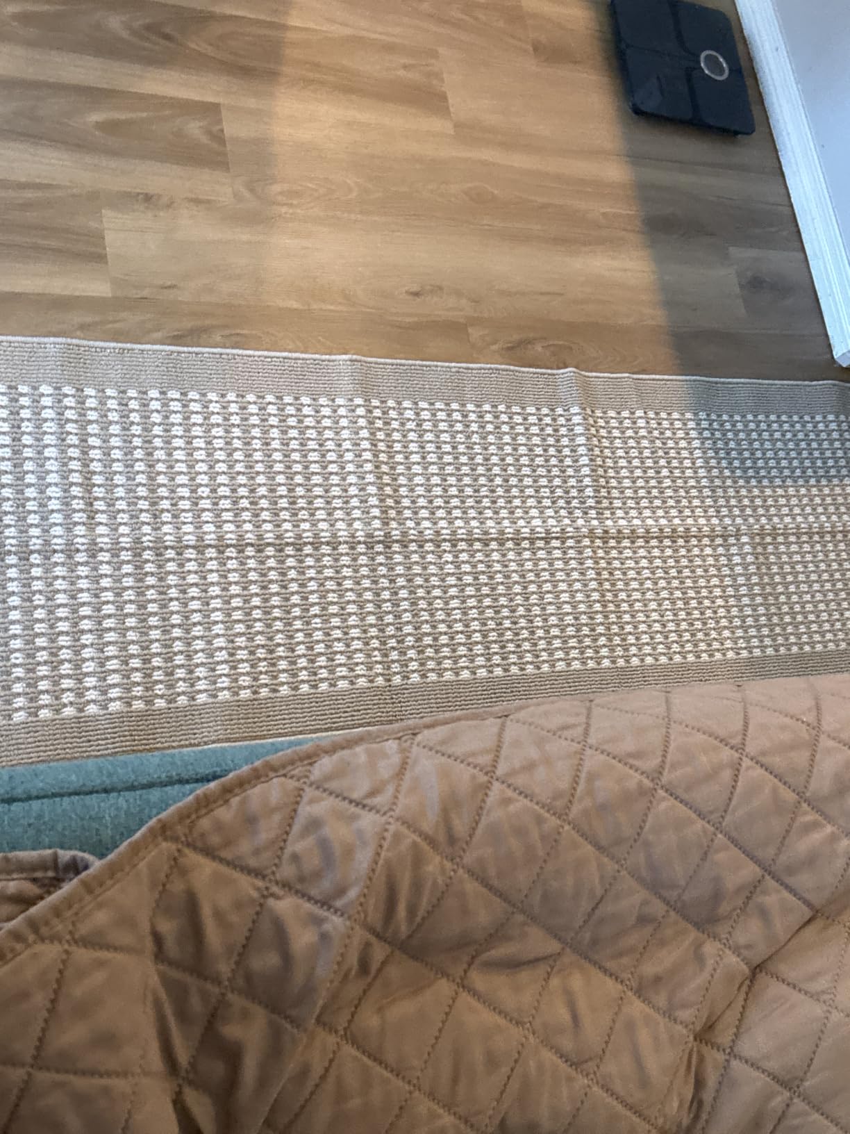 Ileading Hallway Runner Rug 2'x10' Heavy-Duty Durable Entryway Floor Mat with Non Slip Rubber Backing for Busy Traffic Extended Indoor Doormat Machine Washable Beige Kitchen Throw Rug for Corridor customer photo 1