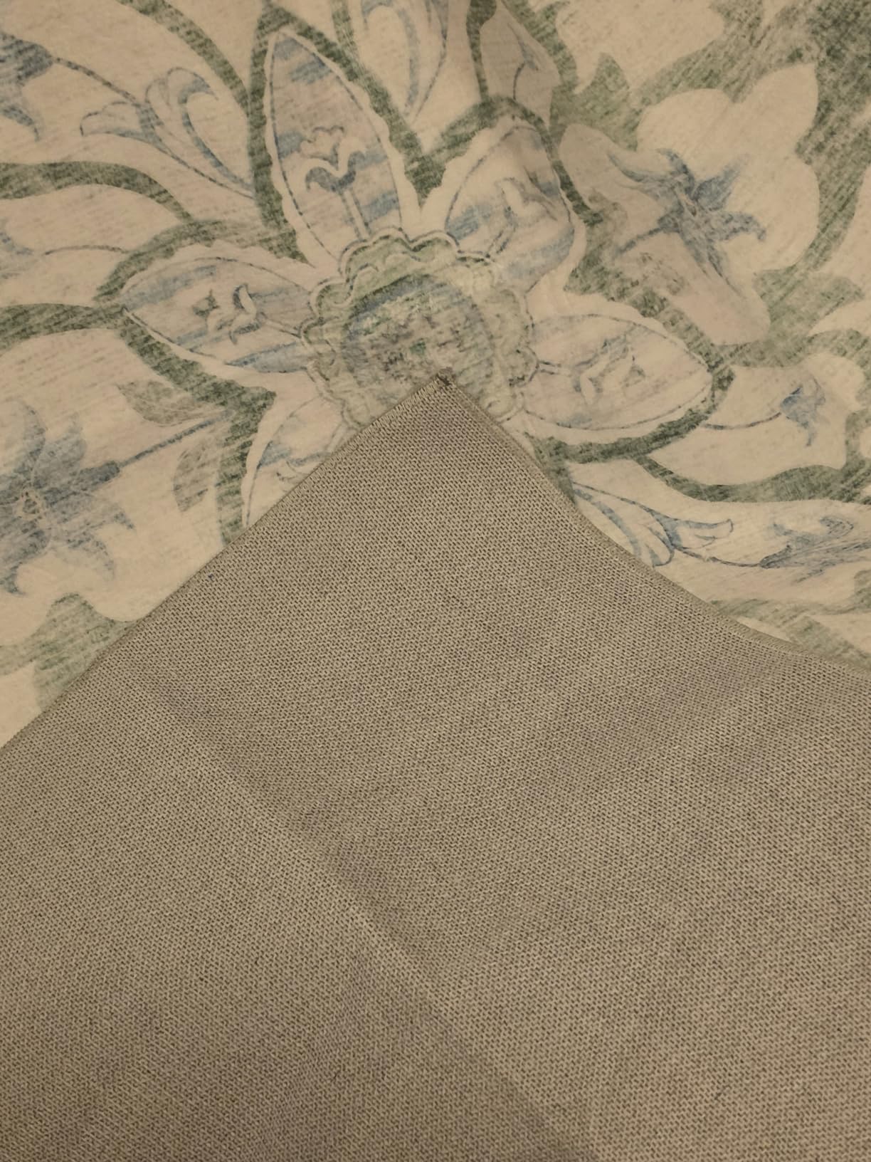 RELEANY Area Rugs Runner 2'x6' Washable Non-Slip, Floral Vintage Distress Medallion Carpet for Kitchen Hallway Bedroom Beside Laundry Room Bathroom, Terracotta Burnt Orange Green customer photo 2