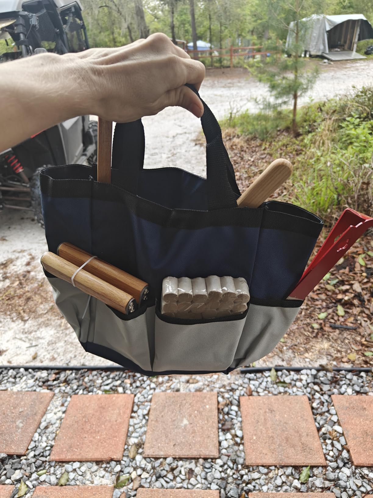 Bee Keeping Starter Kit | 11-Piece Beekeeping Supplies Set | Hive Tool & Stainless Steel Bee Smoker | Includes Water Resistant Tool Bag customer photo 2