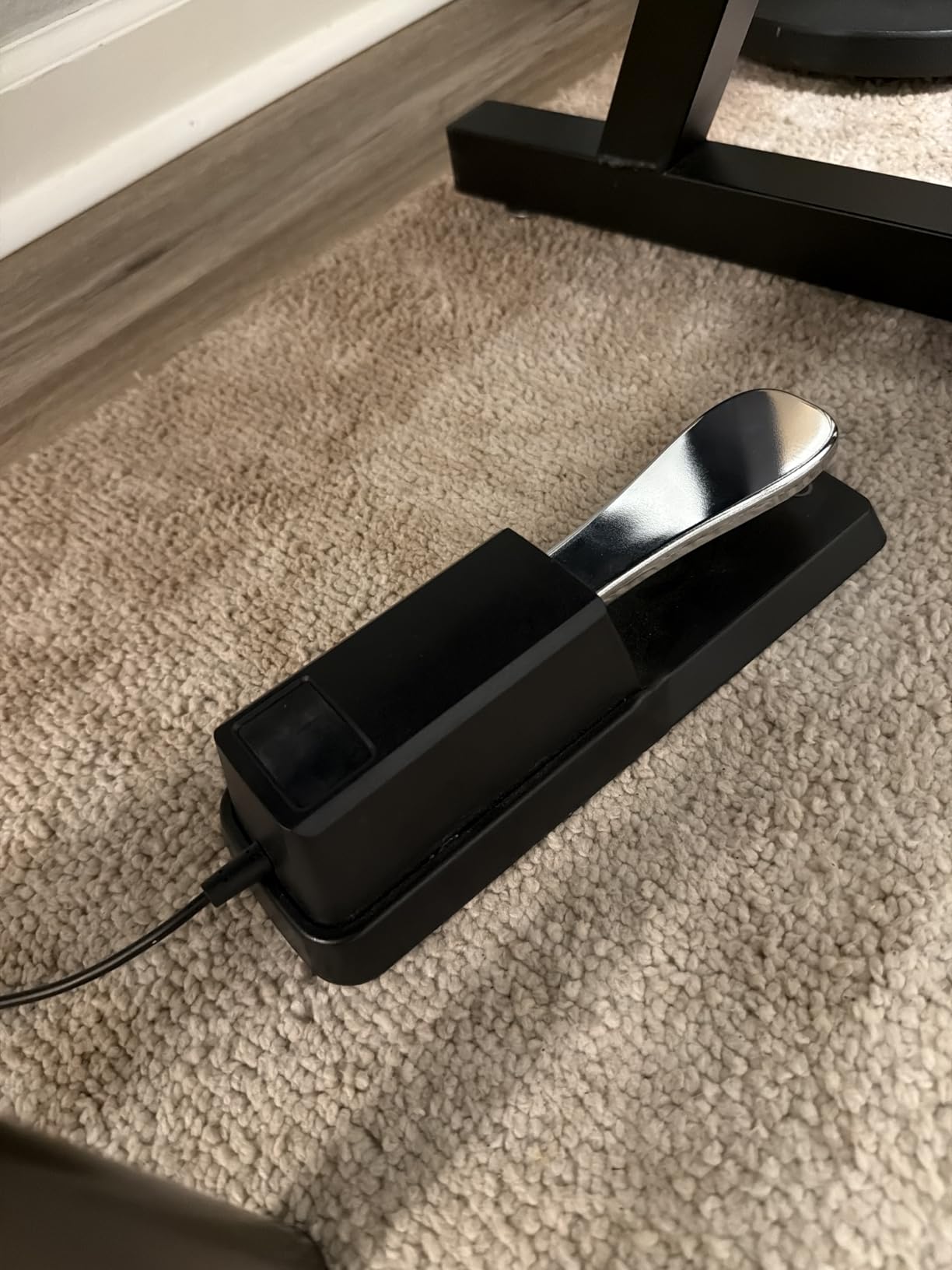 Sustain Pedal, Sustain Pedal for Keyboard Universal, Premium Piano Pedal for Keyboard with Polarity Switch for MIDI Keyboards, Digital Pianos, Yamaha, Casio and More, 1/4