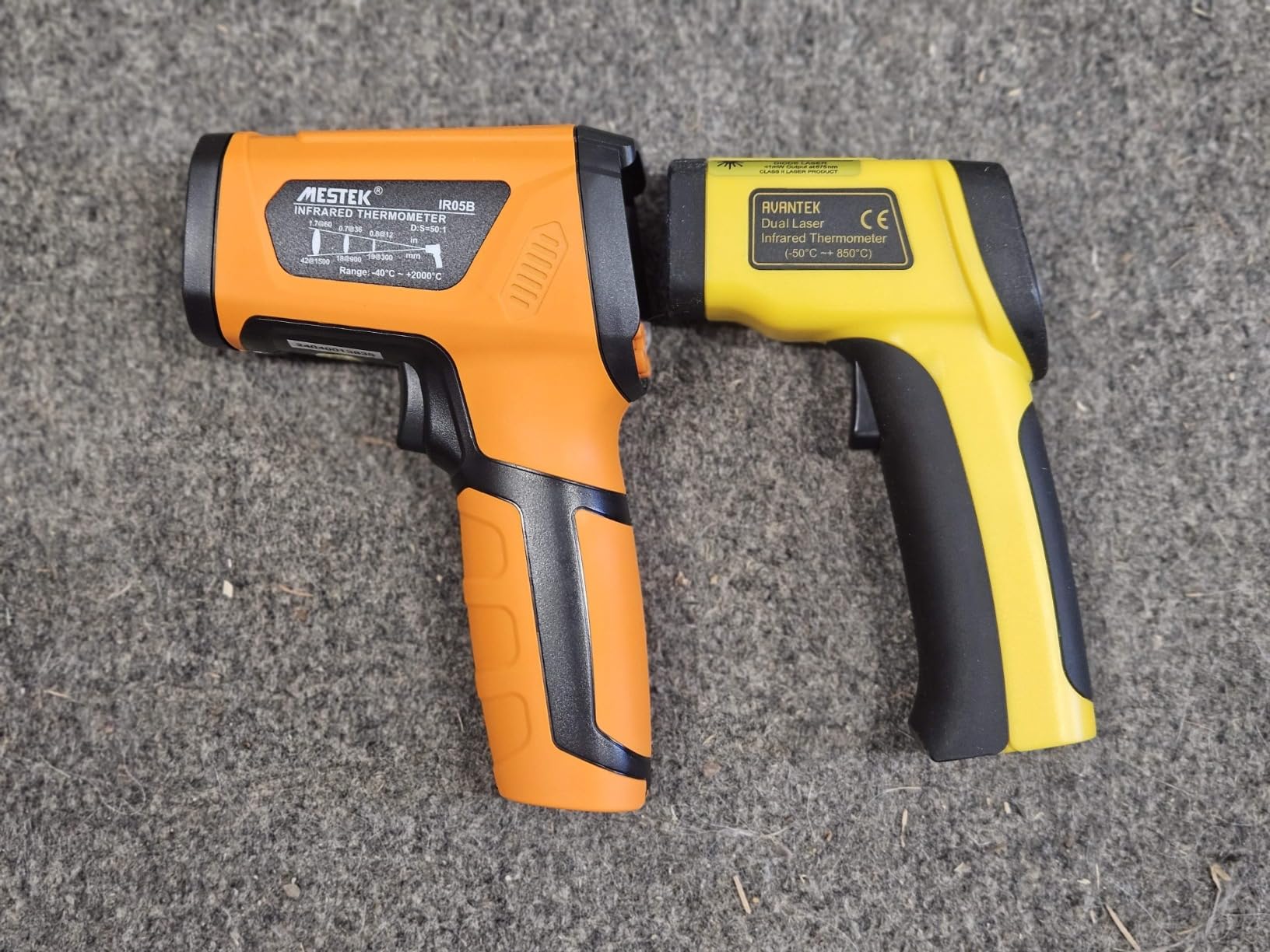 Infrared Thermometer Temperature Gun, -40℉-3632℉, High Temp Thermometer with Thermocouple Probe, Non-Contact 50:1 Pyrometer Dual Laser Thermometer Gun for Engine, Kiln, Forging, Industrial customer photo 2