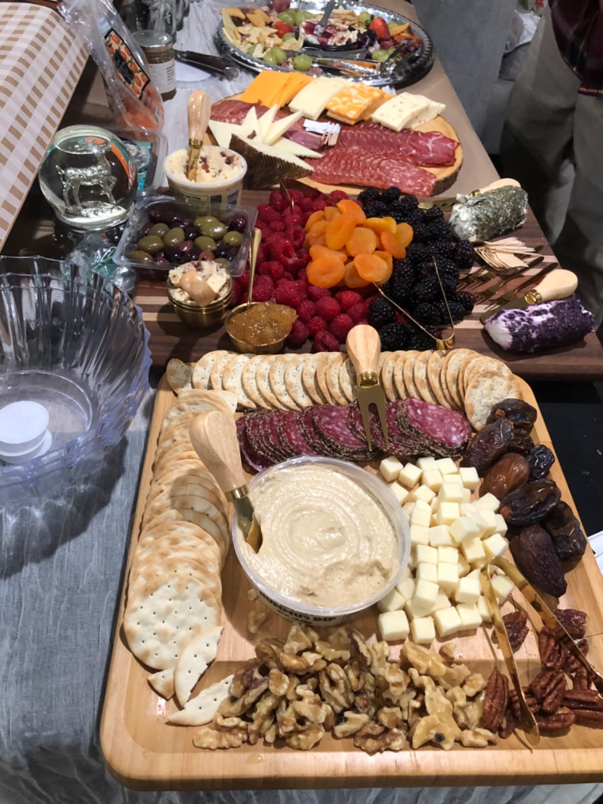 Charcuterie Boards Accessories Gold Charcuterie Utensils Cheese Butter Spreader Knife Set Small Serving Tongs Forks and Spoons Dipping Bowls Honey Dippers Toothpick Flags for Party Platter Making customer photo 2