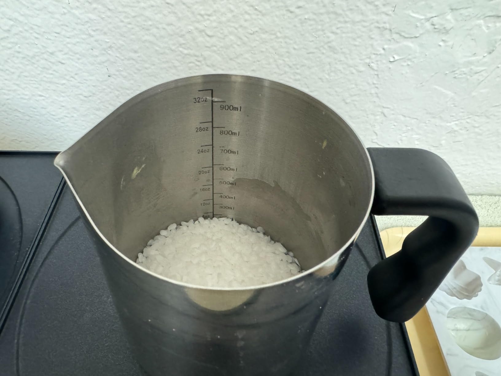 CasaCulina Candle Making Pouring Pot with Stirring Spoon, 32oz customer photo 2