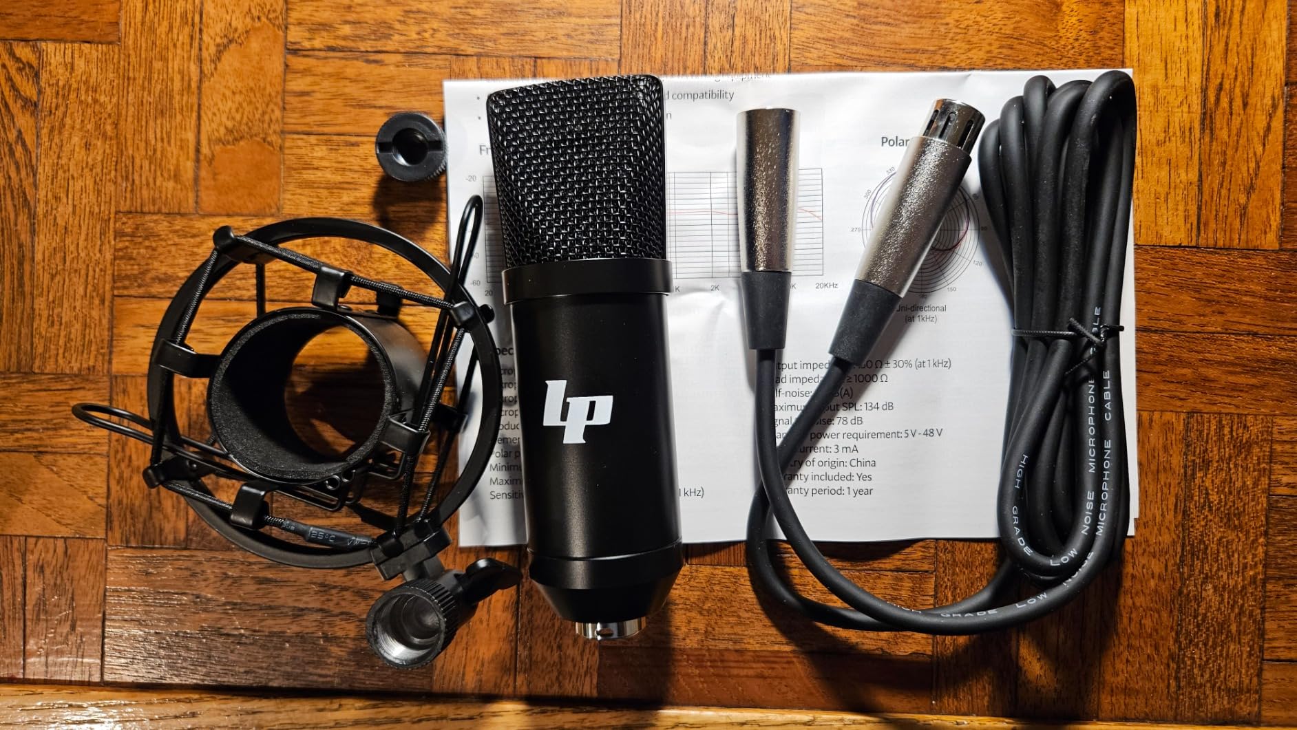 LyxJam 2x2 USB Audio Interface Recording Bundle w/ Cardioid Condenser Mic, Studio Headphones, Shockmount, XLR Cable, Waveform OEM Software, 24-bit/192 kHz Music, Podcast, Voiceover & Streaming Kit customer photo 2
