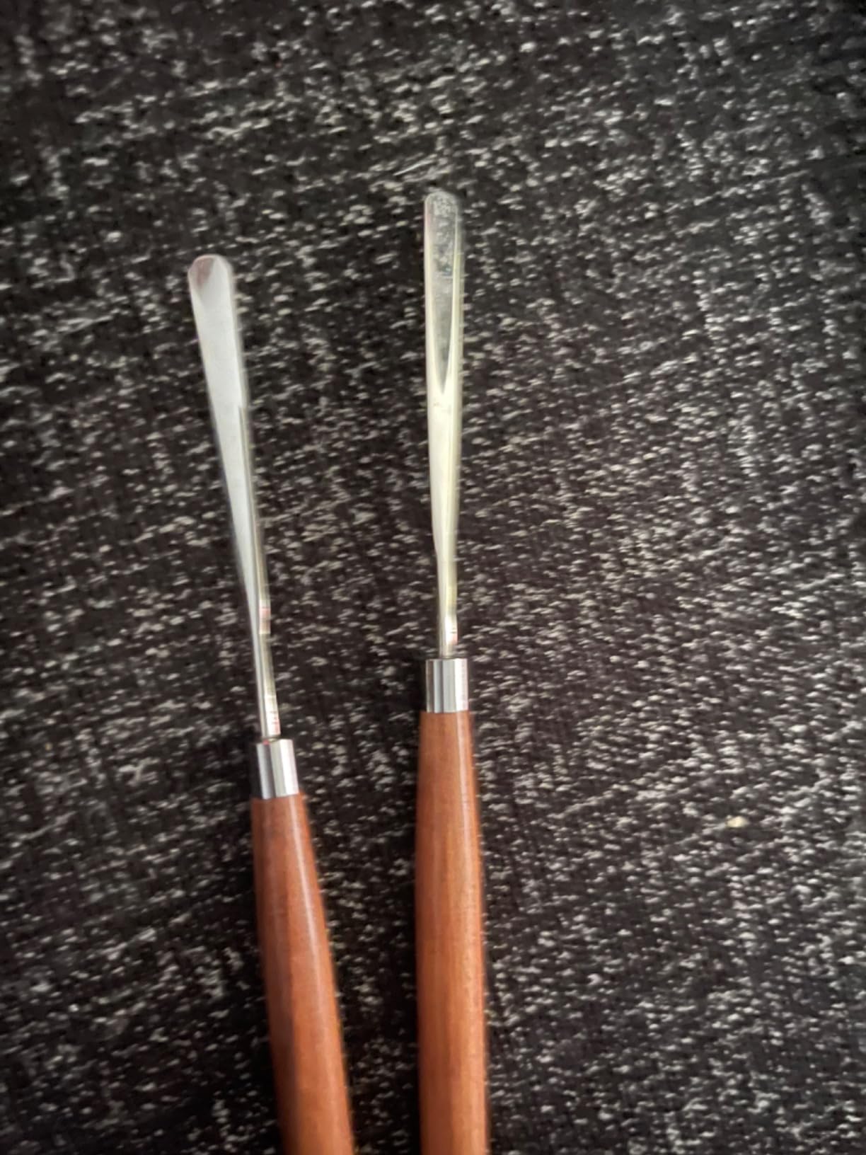 Palette Knife Painting Spatula for Oil, Acrylic Paint, Metal Painting Knife Mixing for Art, Palette Scraper for Creative Painting, Color Mixing, Smearing. 2Pc customer photo 1