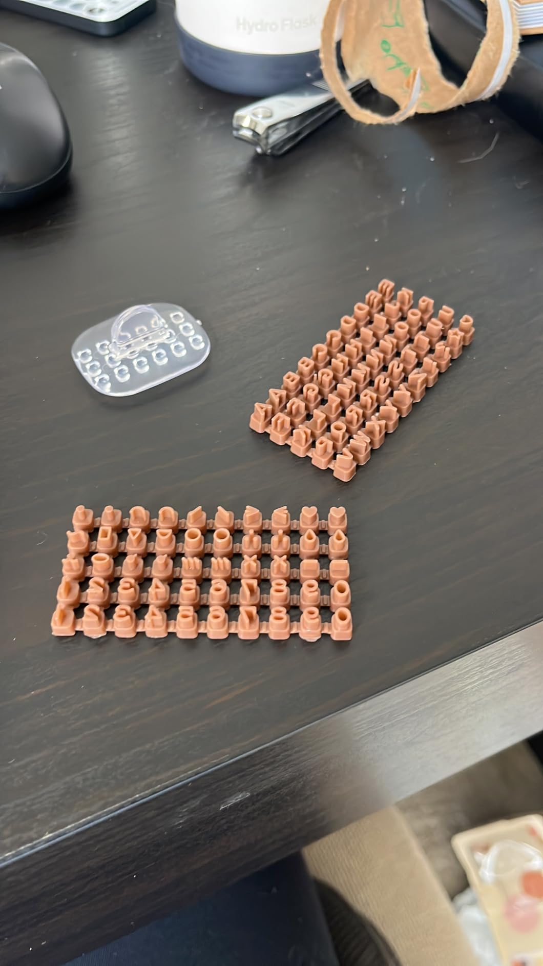 Keoker Number & Letter Stamps for Clay - Polymer Clay Stamps, Great Work with Clay Cutters, Polymer Clay Tools customer photo 1