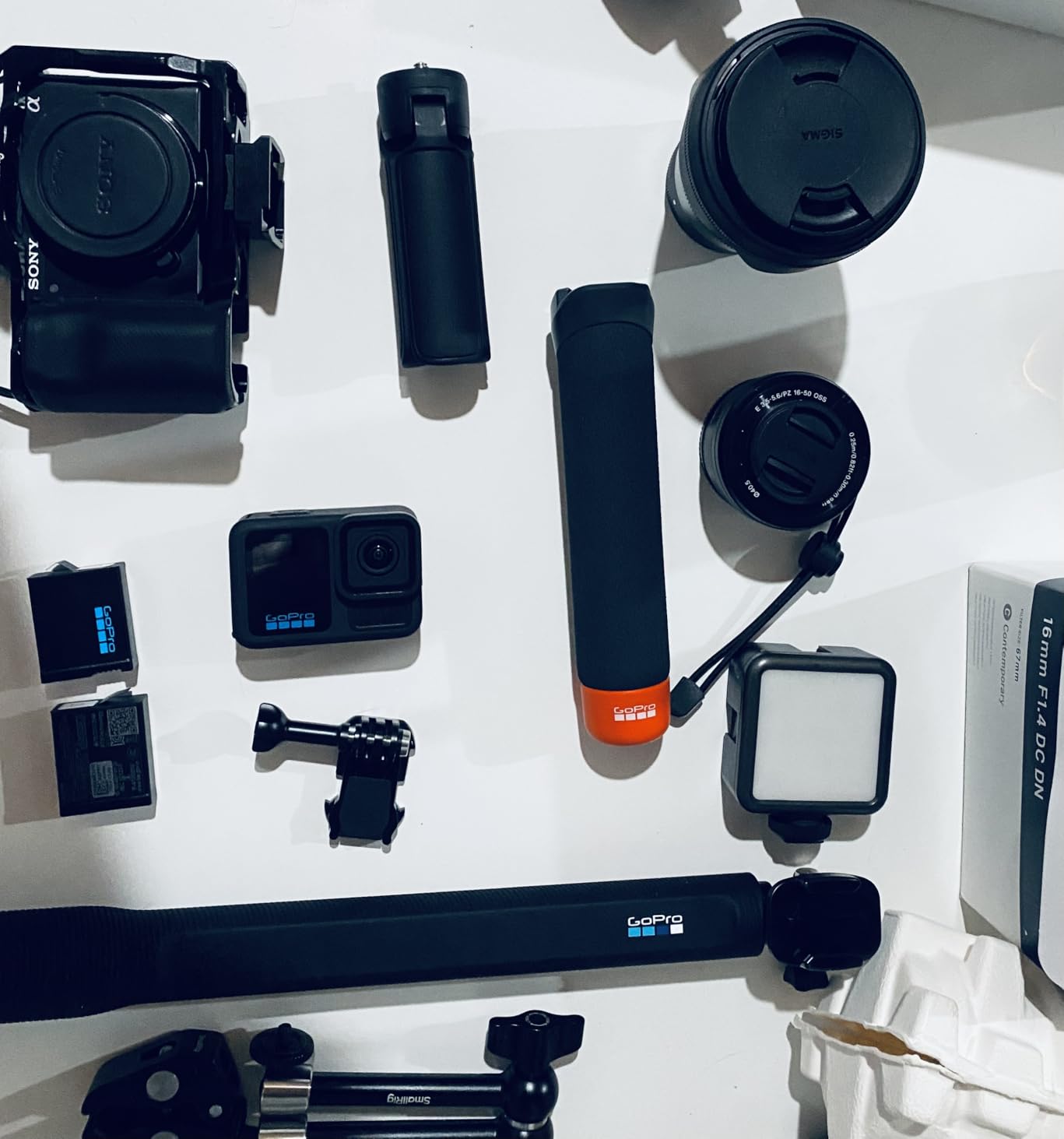 GoPro HERO13 Black Accessory Bundle - Includes The Handler, 2 Enduro Batteries, 2 Curved Adhesive Mounts, 64GB SanDisk MicroSD Card, and Carrying Case customer photo 1