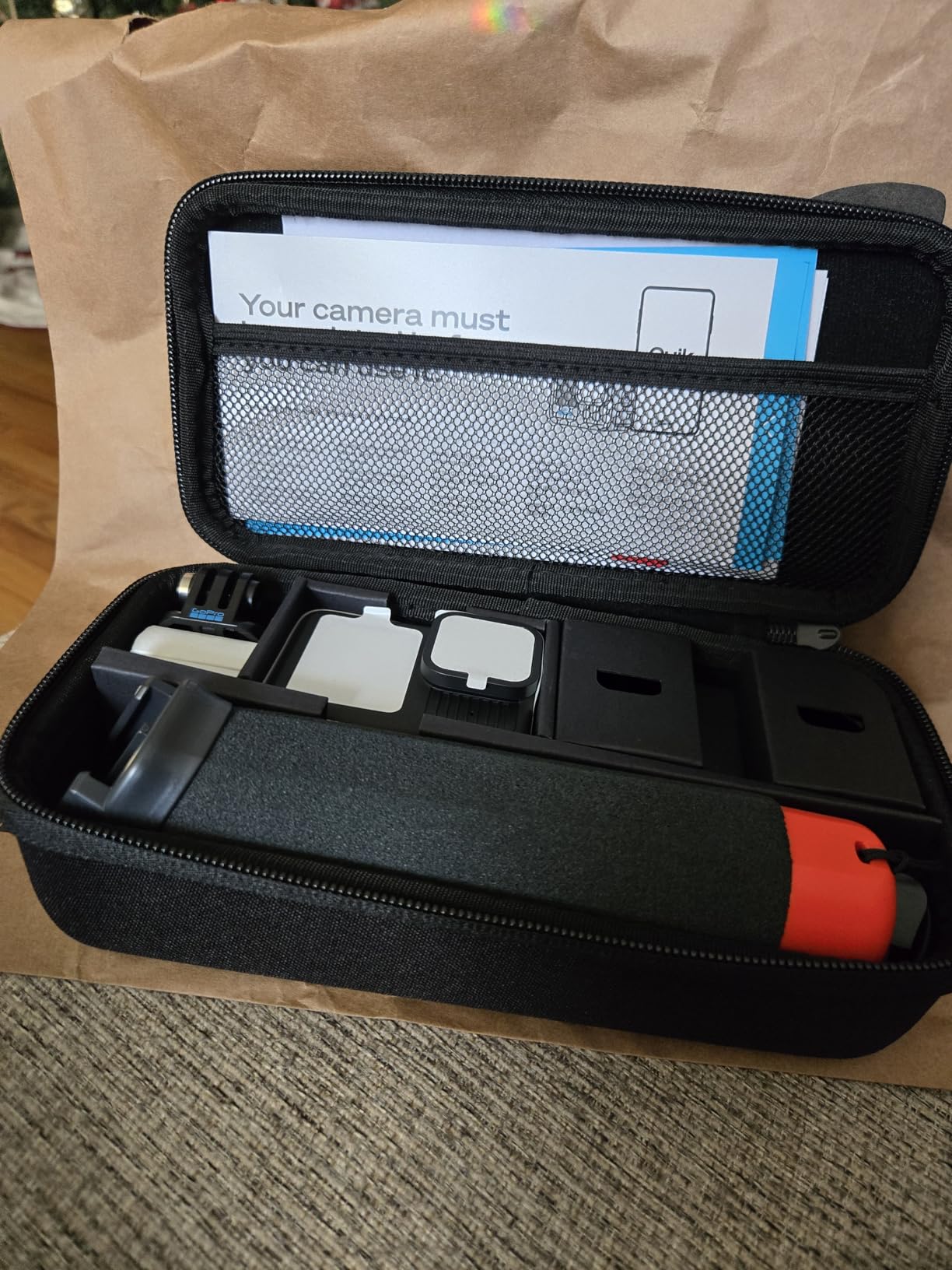 GoPro HERO13 Black Accessory Bundle - Includes The Handler, 2 Enduro Batteries, 2 Curved Adhesive Mounts, 64GB SanDisk MicroSD Card, and Carrying Case customer photo 2