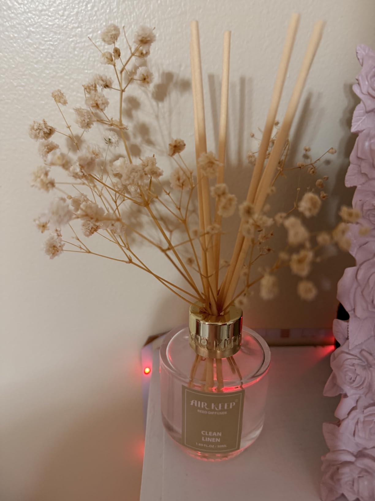 Airkeep Reed Diffuser Set of 3,Clean Linen Ocean Mist&Sea Salt Lavender Eucalyptus Oil Reed Diffusers for Bedroom Living Room Office Aromatherapy Oil Reed Diffuser for Gift 50ml x 3 customer photo 1