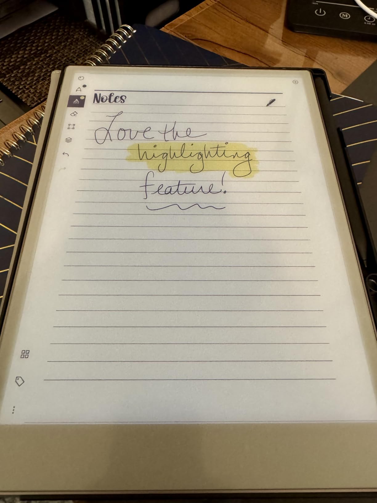 reMarkable Paper Pro with Marker Plus - 11.8 inch paper tablet with color display and reading light, e ink digital notebook for better thinking, writing, and reading customer photo 1
