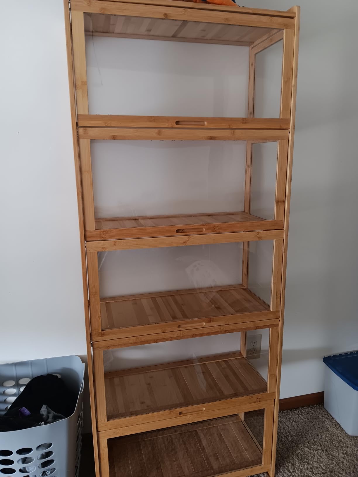 Magshion Display Cabinet with Acrylic Doors, 67.5