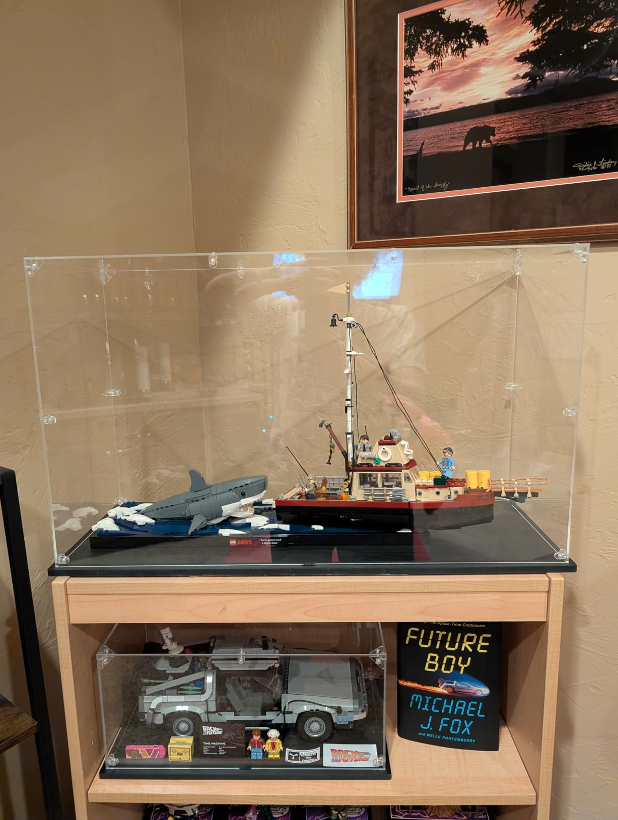 Display Case for Lego 10294 Titanic, 55.11x7.87x19.68inch (140x20x50cm), Protect Your Collectibles from Dust with a Clear Showcase customer photo 2