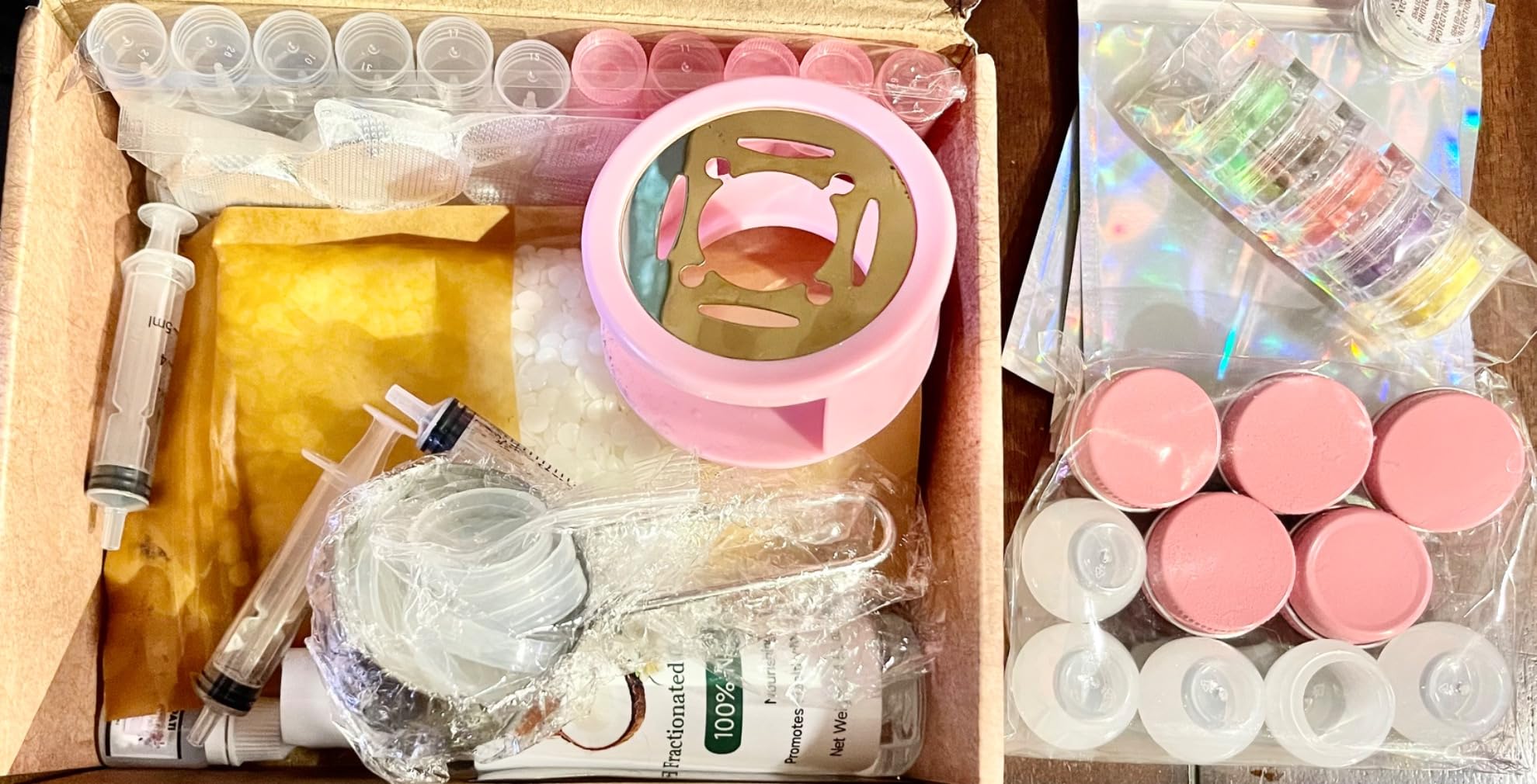 DIY Lip Balm Making Kit to Make Your Own Moisturizing Lip Balms | with Natural Beeswax, Flavoring Oil, Empty Lip Balm Tubes Jars customer photo 1