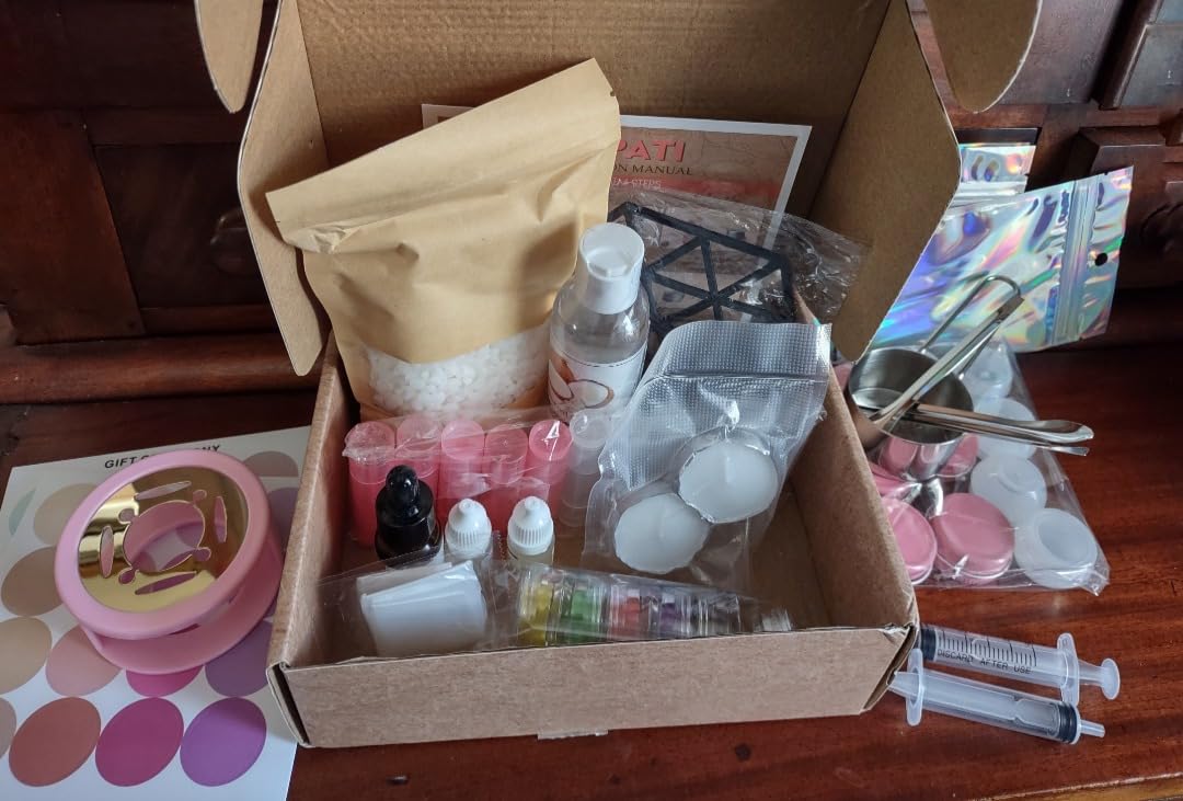 DIY Lip Balm Making Kit to Make Your Own Moisturizing Lip Balms | with Natural Beeswax, Flavoring Oil, Empty Lip Balm Tubes Jars customer photo 2