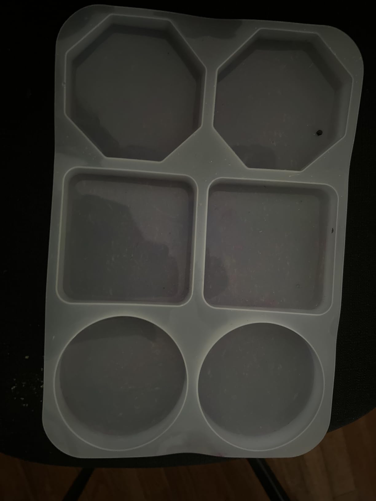 YOILES Deep Coaster Resin Molds Silicone,Epoxy Resin Molds | Octagon Round Square Silicone Molds for Resin Casting Craft Mold for Flower Preservation DIY Art (Mixed) customer photo 1