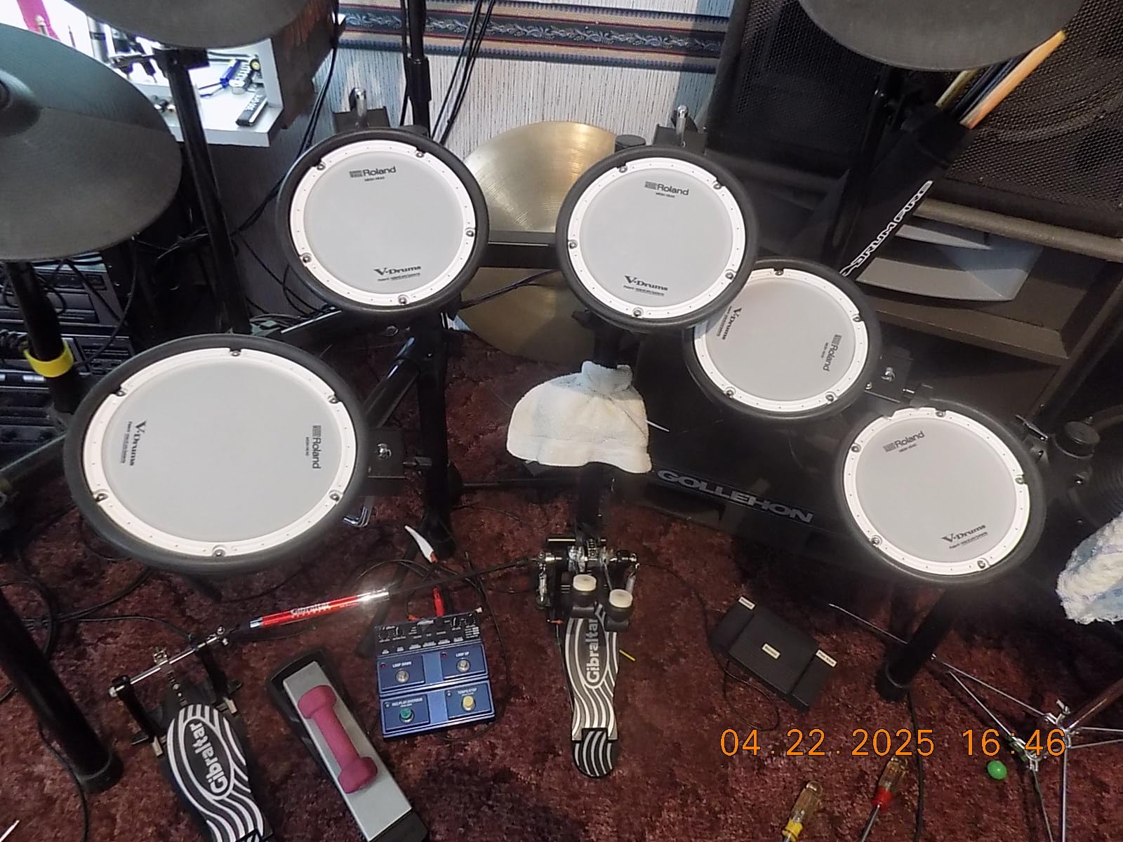 Roland PDX-6A 6 inch Single Zone V-Drum Pad and Silverline Audio 10ft Cable Drum Bundle customer photo 1