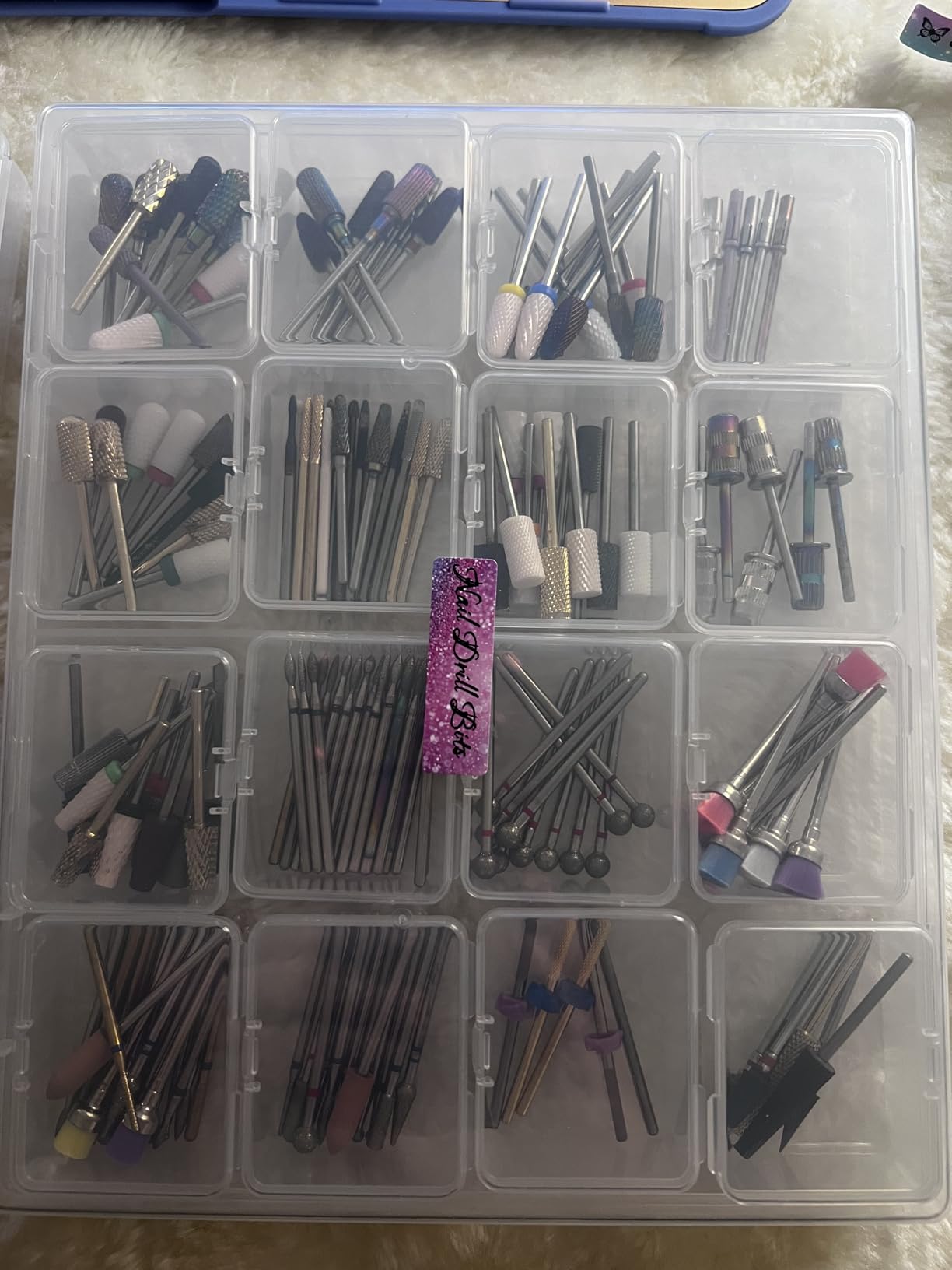 ZIIYAN Bead Storage Containers - 64 Clear Plastic Bead Organizer Boxes with Hinged Lid, Craft Organizers and Storage for Diamond Painting Art, Small Parts, Jewelry Charms customer photo 2