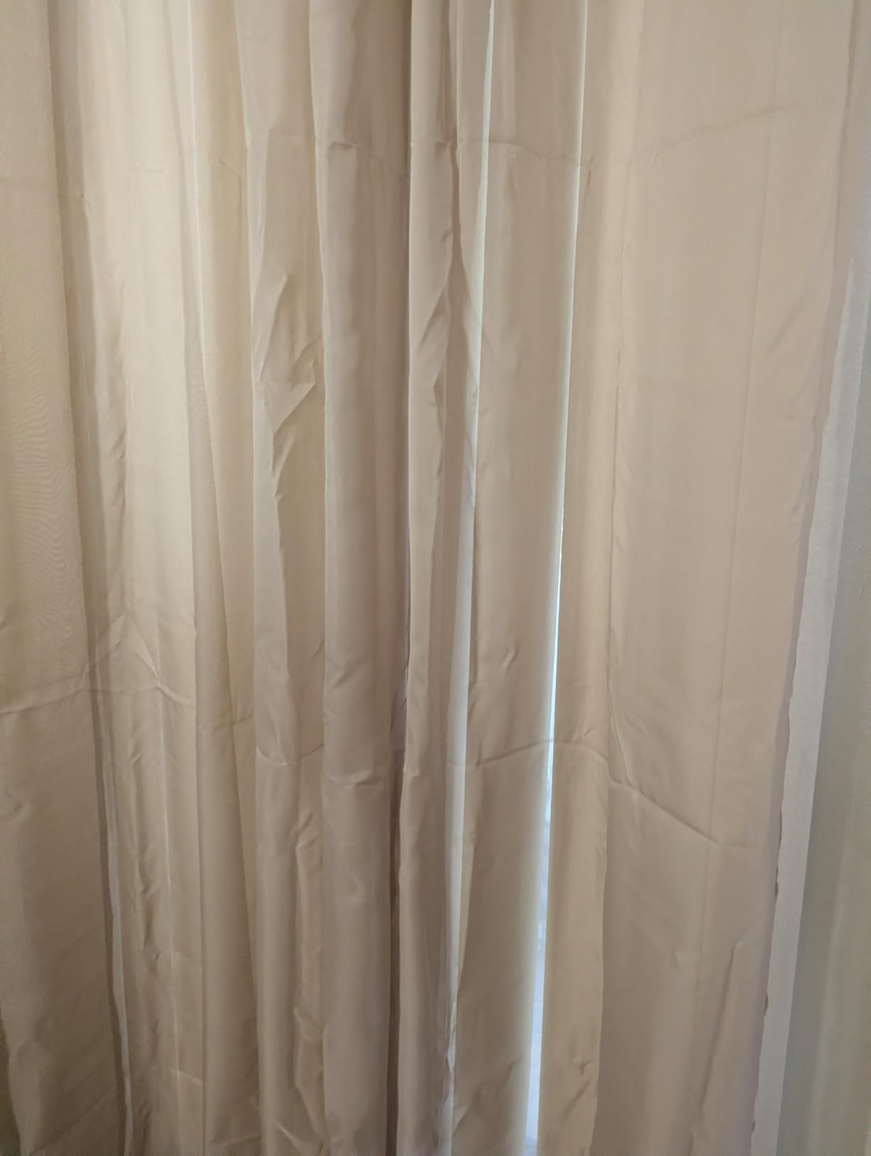 MIULEE Solid Color Sheer Curtains 84 Inches Long 2 Panels Set - Elegant Lightweight Grommet Light Filtering Window Voile Panels/Drapes/Treatment for Bedroom Living Room W42 x L84 Inch, White customer photo 1