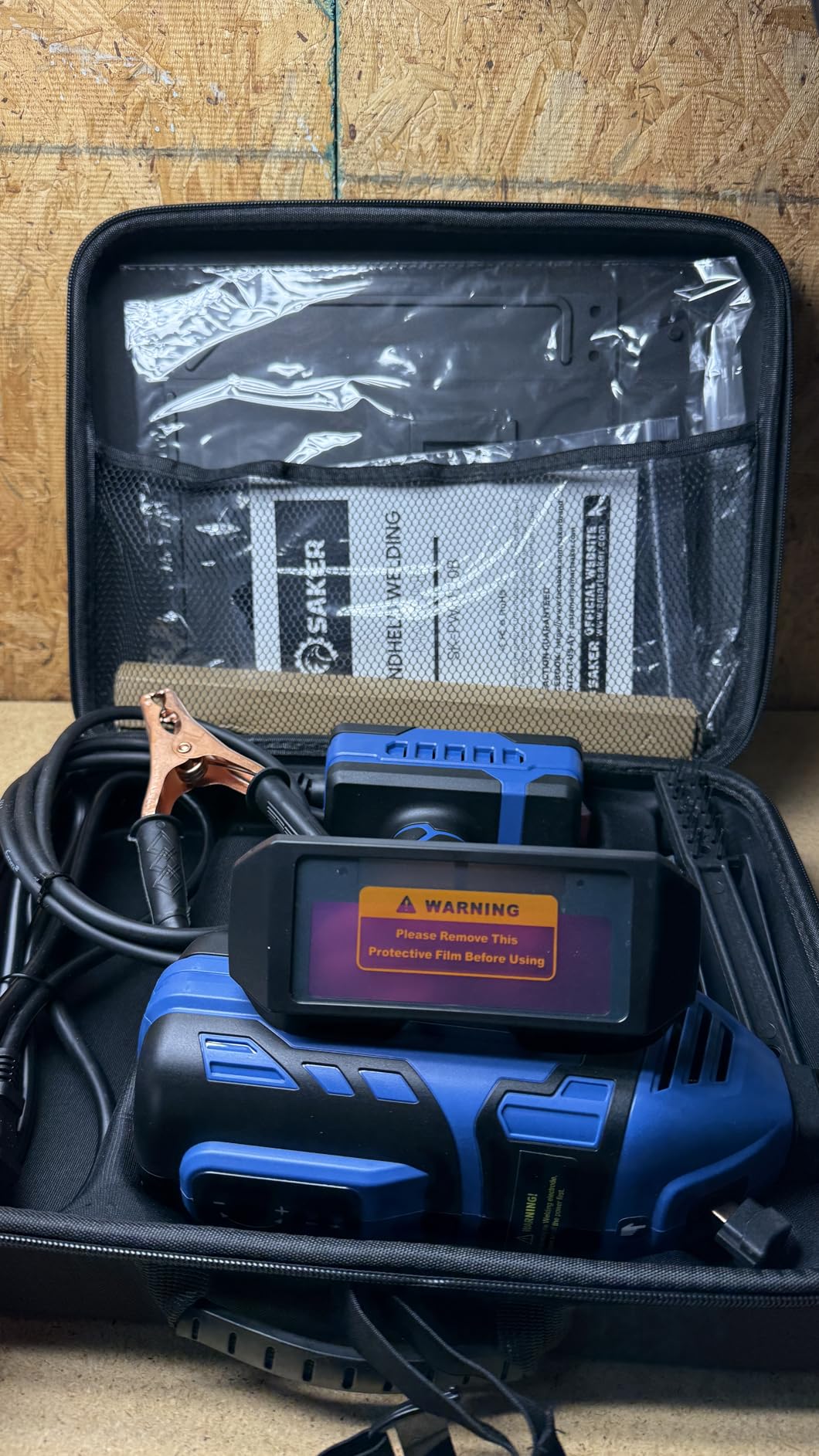Saker Portable Welding Machine, 110V Arc Stick Welder with IGBT Inverter 5 Variable Current Settings, Fits for 3/32