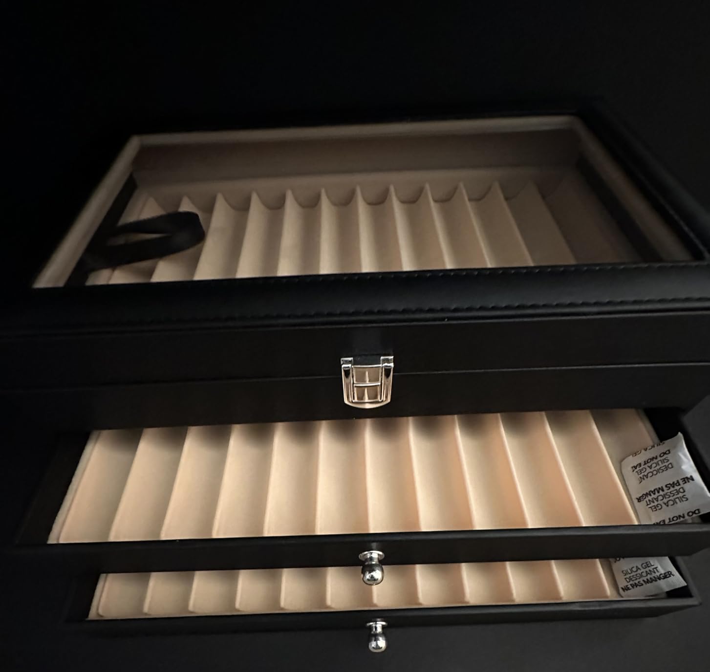 Fountain Pen Display Case - Pen Collection Display Case 3 Layer Fountain Pen Storage Display Box as a Gift, 36 Slots customer photo 1