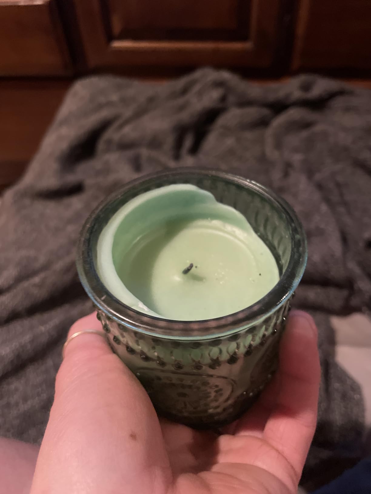 8 oz Glass Candle Jars with Wood Lids | 10-Pack | 6 Colors Available | Premium Thick Glass, Secure Wooden Lids customer photo 2