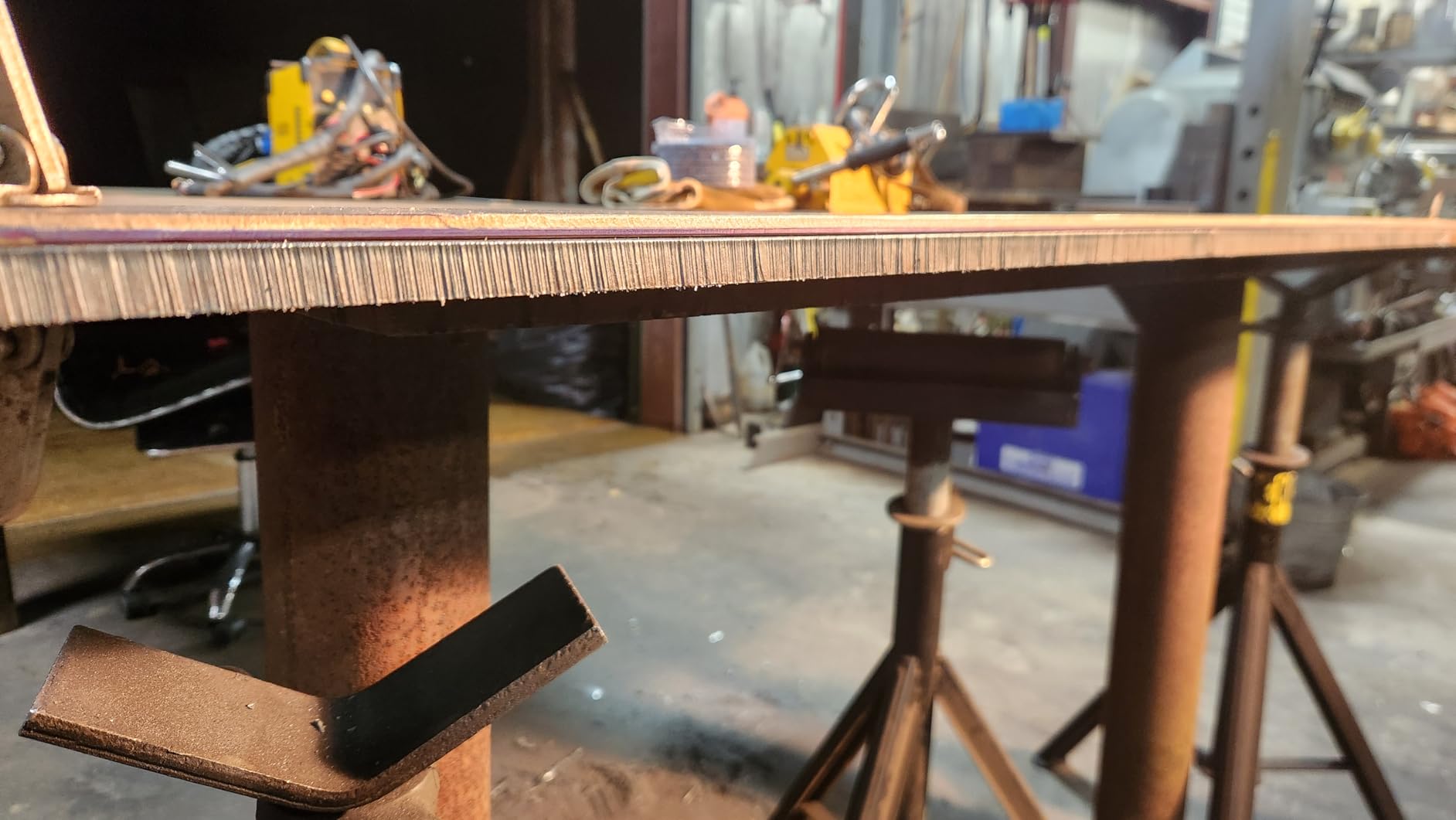 SILATU CNC Plasma Cutter, 85Amps Non-HF Blowback Pilot Arc Plasma Cutter Machine, 110/220V Dual Voltage IGBT Inverter LED Display Air Sensor, 1'' Clean Cut customer photo 1