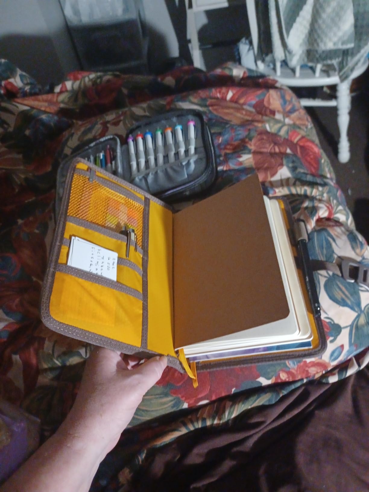 LOCHBY Field Journal | Water Resistant Waxed Canvas | Pen Loop | Included Tomoe River Notebook | Perfect for Travel, Art, Bullet Journal customer photo 2
