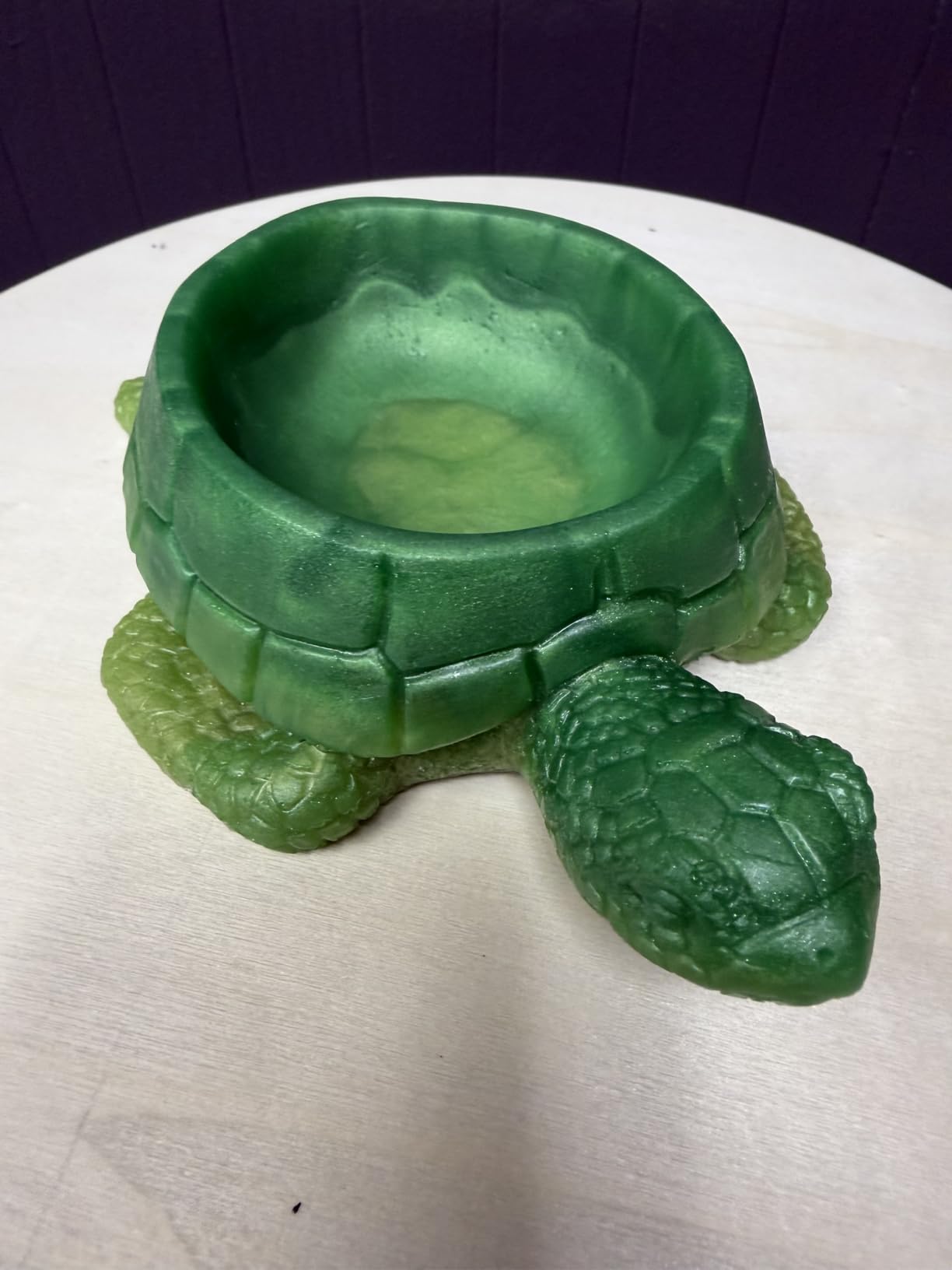 Turtle Silicone Planter Molds, 3D Turtle Plant Pot Resin Cement Concrete Molds, Unique Animal Candle Holder Container Storage Box Mold, Epoxy Resin Art Craft Mold Home Decor customer photo 2