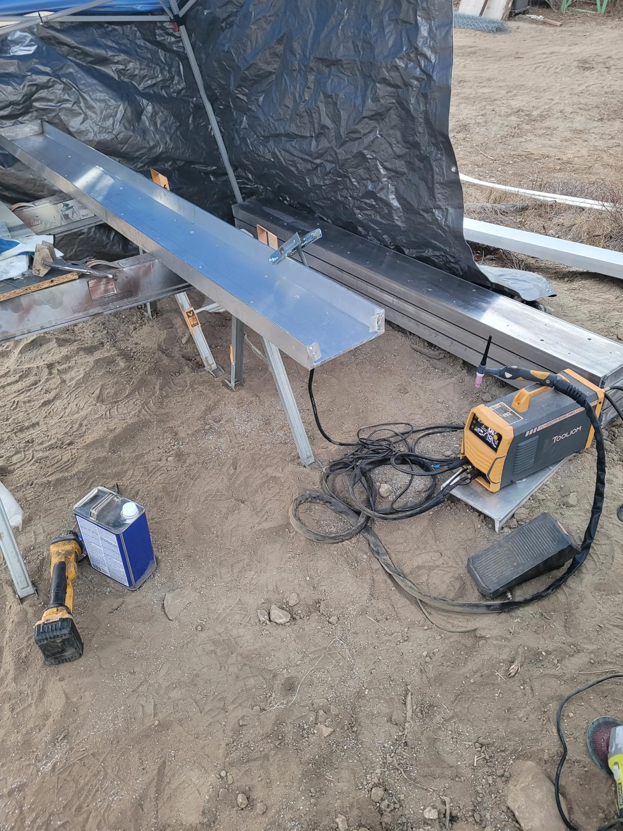 TOOLIOM 200A AC/DC TIG Welder with Pulse, Dual Voltage 110V/220V, Welder with IGBT Inverter, Large LED Display, AC TIG/DC TIG/Pulse TIG/SPOT TIG/Stick Multiprocess Welding Machine customer photo 1