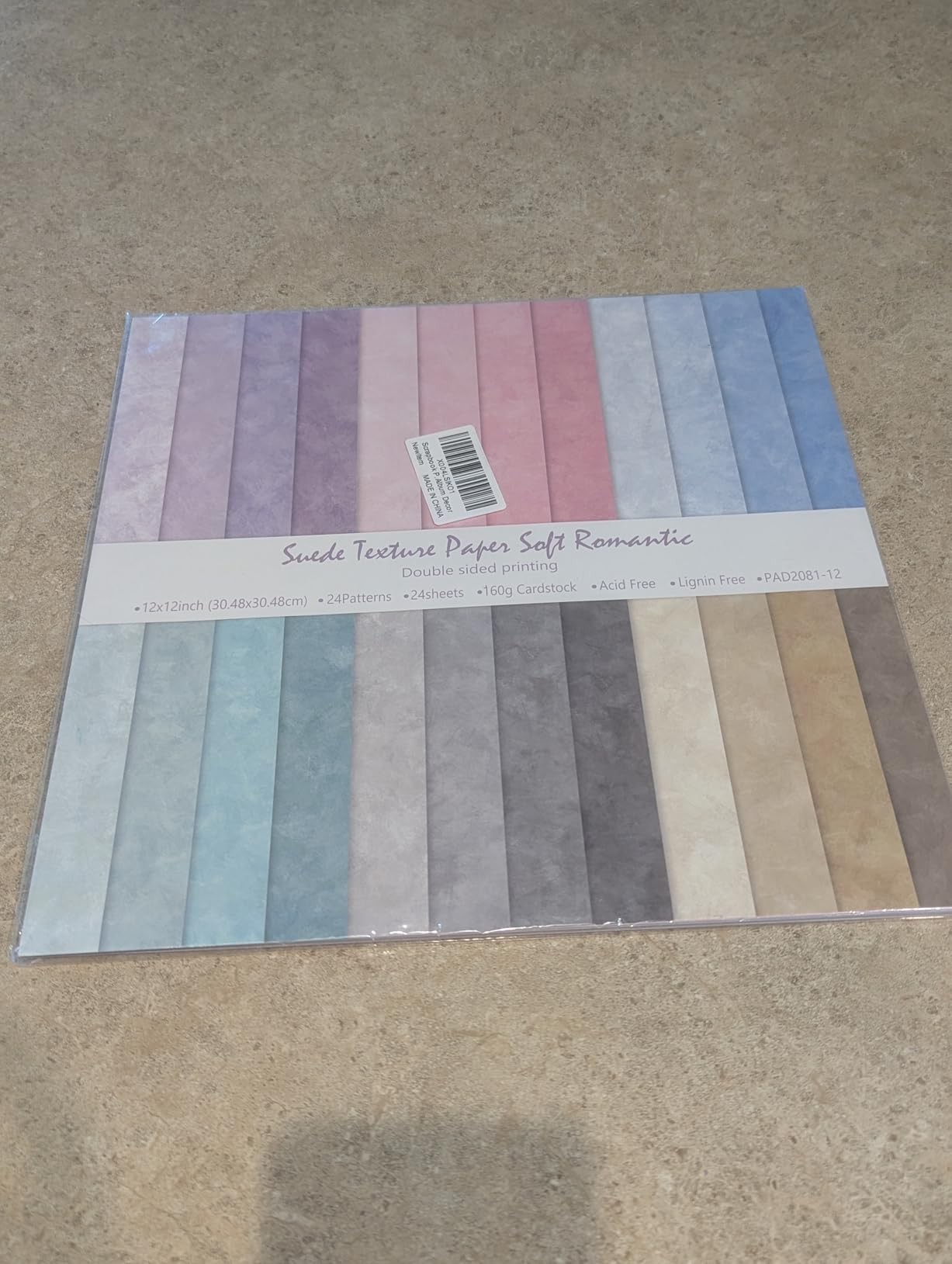 Scrapbook Paper Pack, 12x12 inch Colorful Specialty Double-Sided Patterned Decorative Craft Paper for DIY Background Card Making Photo Album customer photo 2