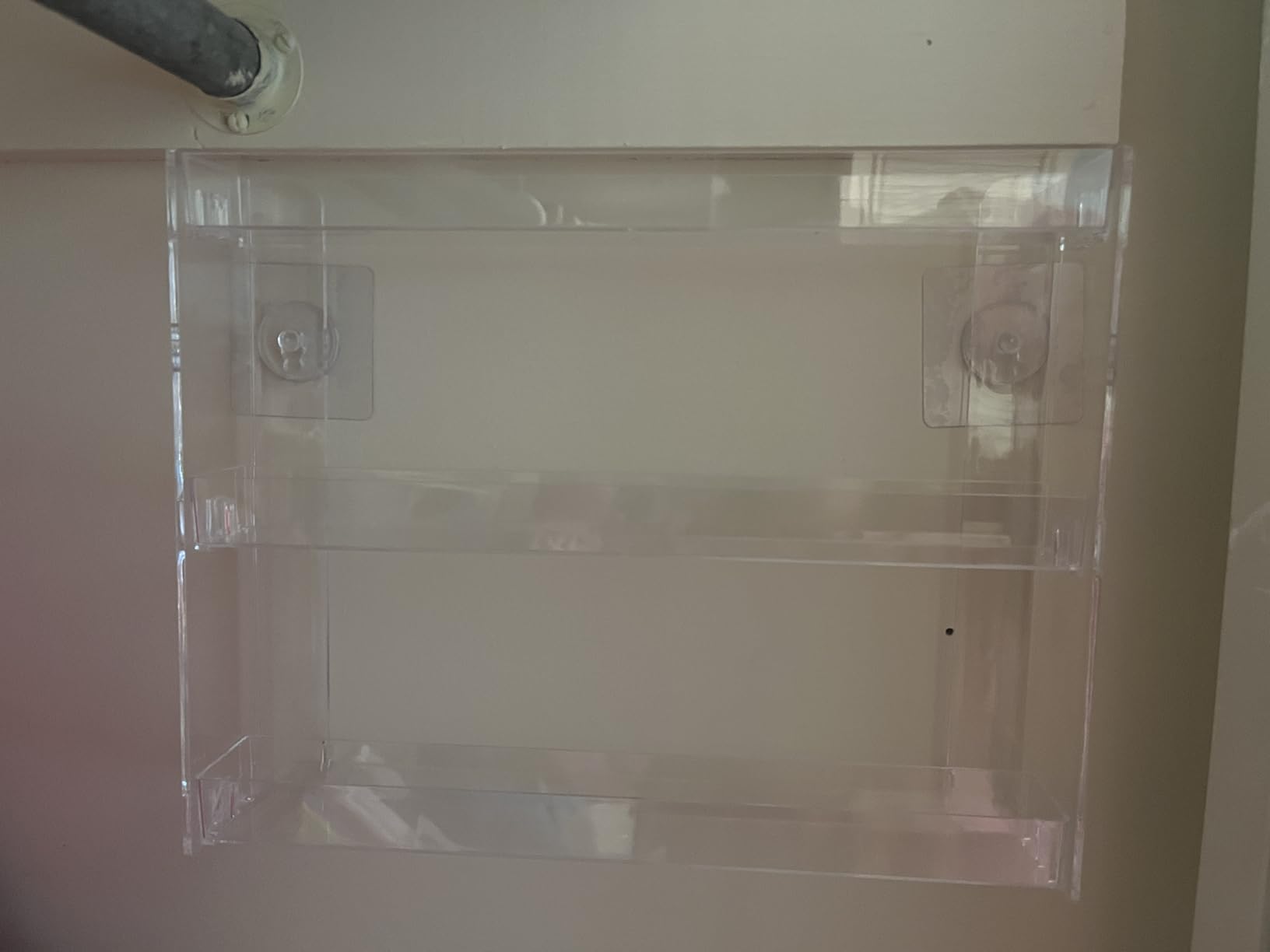 2Pack 3 Tier Display Rack, Clear Paint Rack Wall-Mount (No Drill), Acrylic Craft Paint Storage Organizer, Miniature Holder for 2oz Bottle, Nail Polish Organizer, Badges, Mini Figures (2) customer photo 2