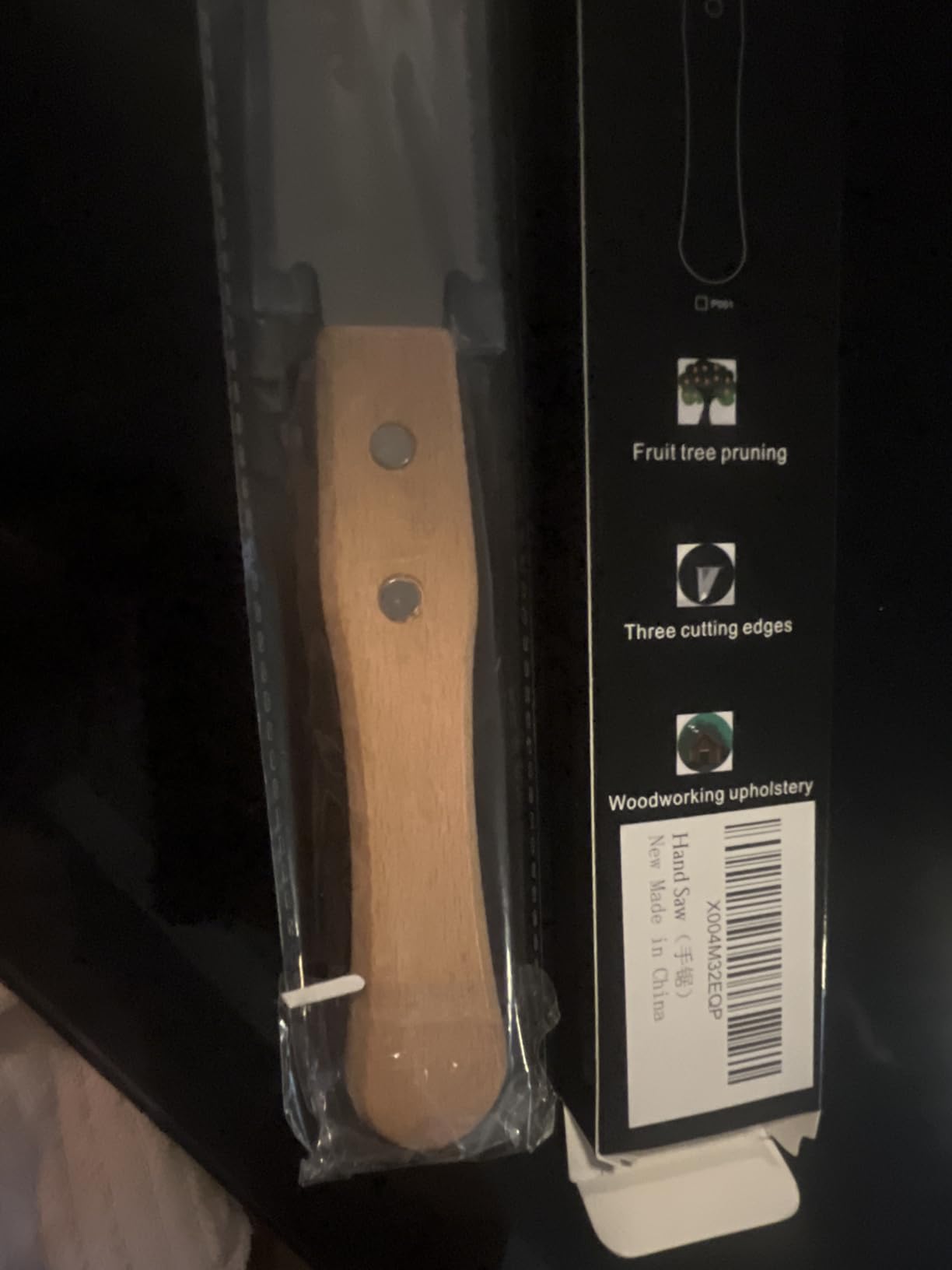 Japanese Hand Saw, 6 Inch Pull Saw with Double Edges of 11/17 TPI | SK5 Flexible Blade Handle Wood Saw for Woodworking Tools customer photo 2