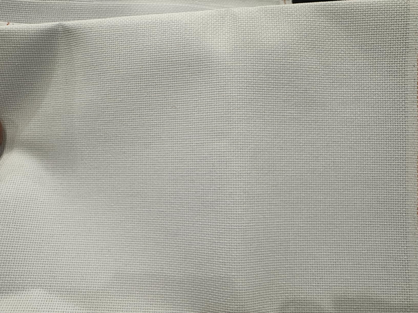6 PCS Cross Stitch Aida Fabric 14 Count, 18 by 12 Inch, Classic Reserve Cross Stitch Aida Cloth for Home DIY Embroidery Decoration, White customer photo 2