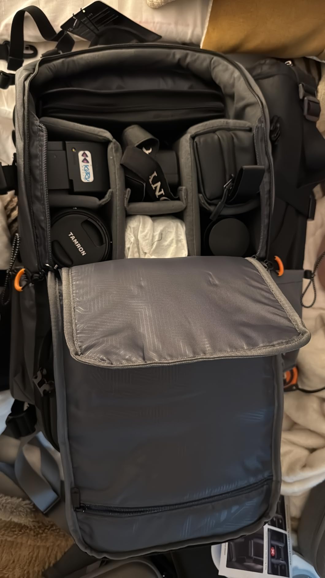 K&F CONCEPT Camera Backpack Shoulder Bag for Photographers | Hardshell Case, Multifunction Photography Backpack, 15.6