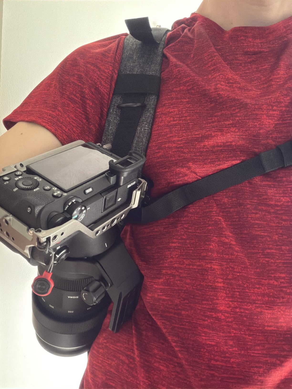 SMALLRIG Camera Clip with Plate, Quick Release System, Max Payload 40kg/88lb, for Sony, for Nikon, for Fujifilm, for DSLR Action Camera, Backpack Strap Clip Kit for Arca-Swiss - 5053 customer photo 2