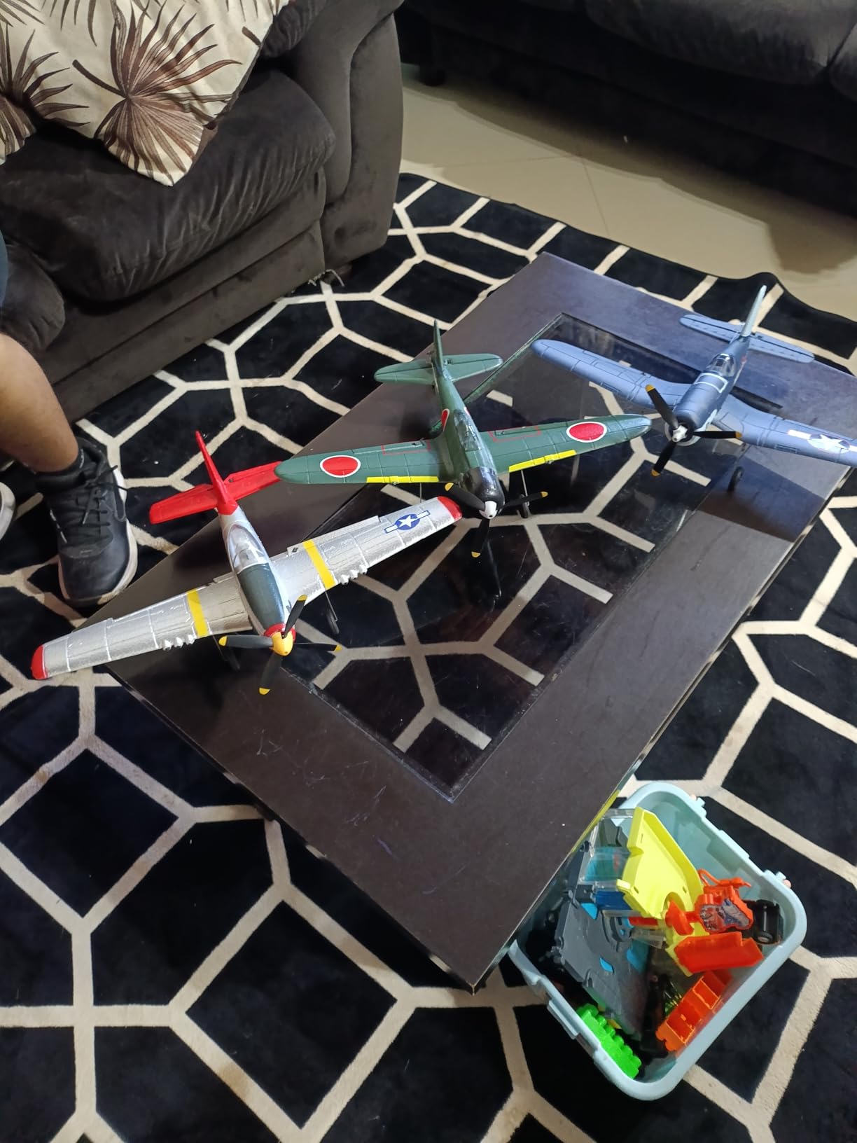 volantexrc RC Plane for Beginners, 4CH WWII RC Airplane T28 Trojan with Aileron, 2.4Ghz Remote Control Plane with Xpilot Self Righting&One Key Aerobatic for Adults (761-9 RTF Yellow) customer photo 2