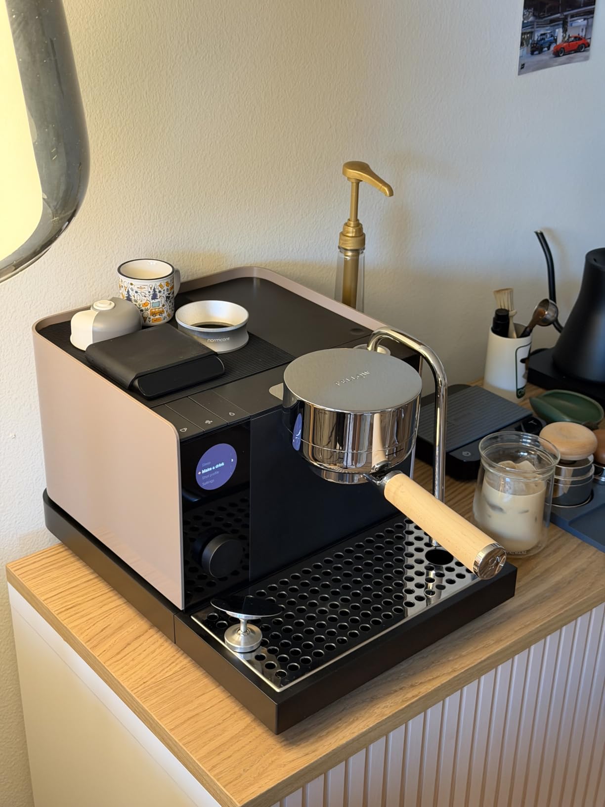Fellow Espresso Series 1 - Home Espresso Machine - Heats in Under 2 Minutes, Precise Temperature Control, Pressure Profiling, Built-In Guidance, Assisted Milk Steaming, Matte Black customer photo 1