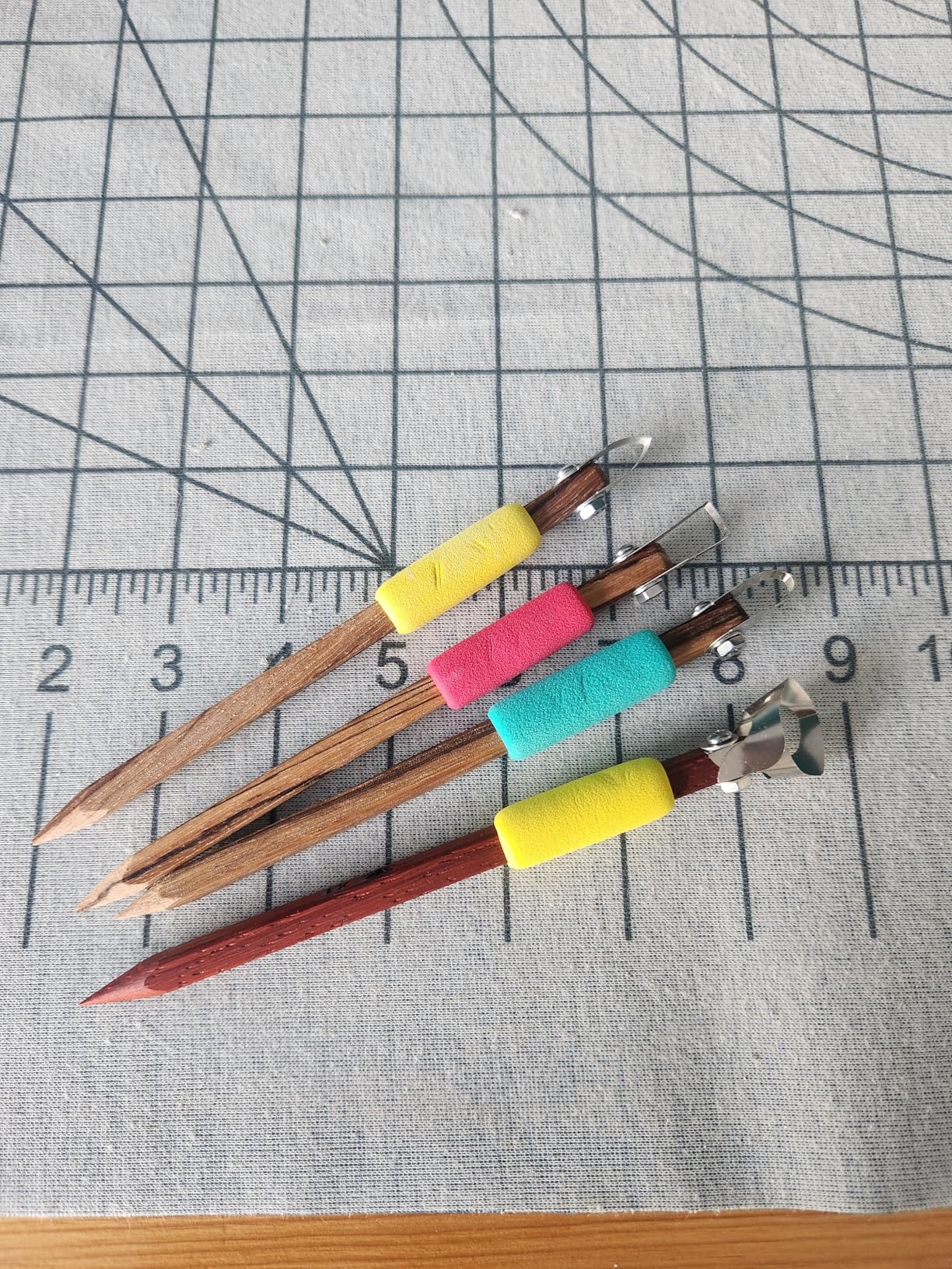 The Original DiamondCore Tools: 4-Pack Pottery Carving Tool Set, P11, P19, FP1, X2, Clay Carving, Ceramic Sculpting, Sgraffito, Relief Fluting (Set 2) customer photo 2