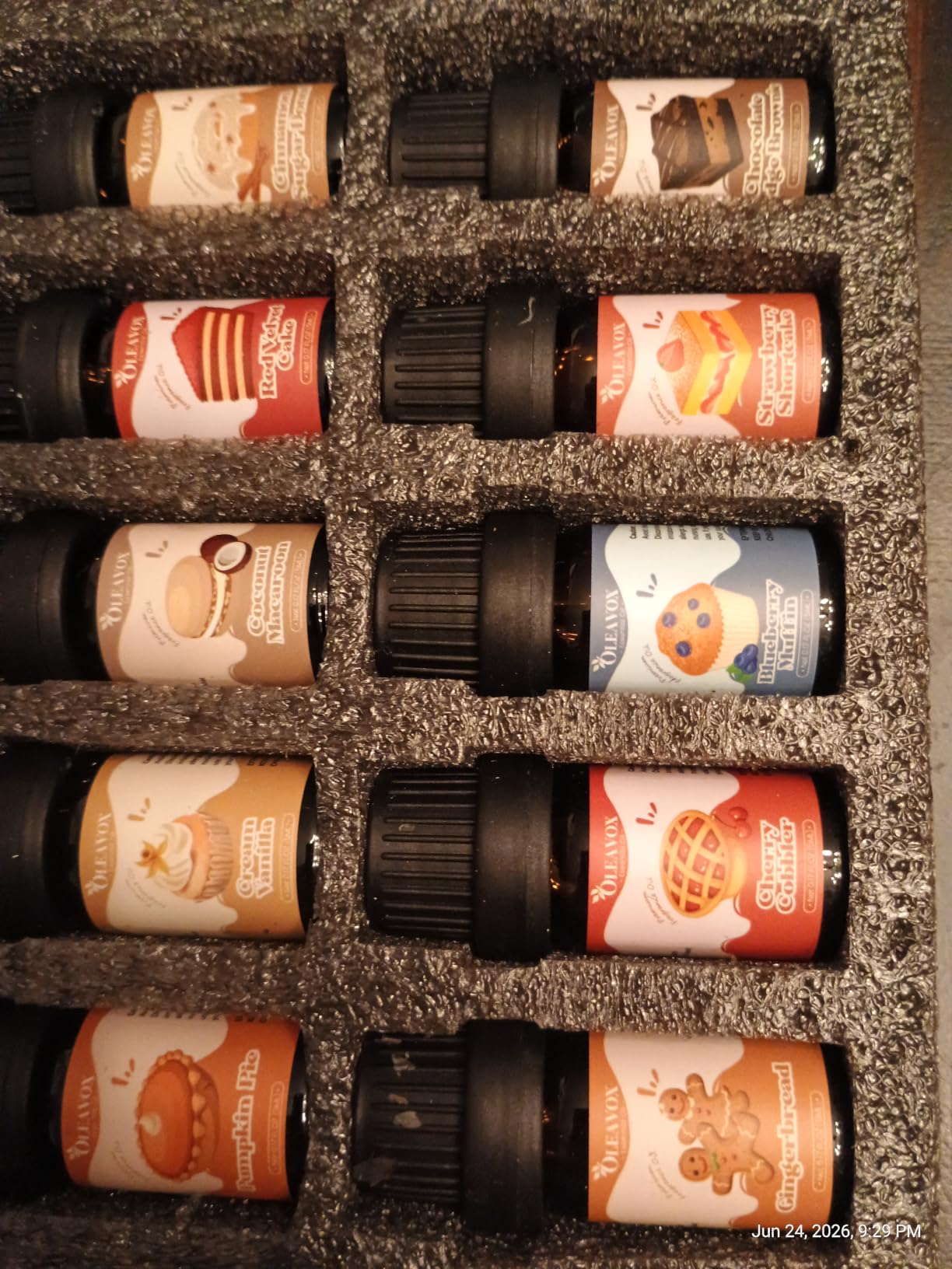 Bakery Essential Oils Set, Fragrance Oil for Diffuser | Fall Candle Scents for Candle & Soap Making, Pumpkin Pie, Cream Vanilla, Gingerbread,Cinnamon Sugar Donut, Cake More 10x5ml customer photo 2