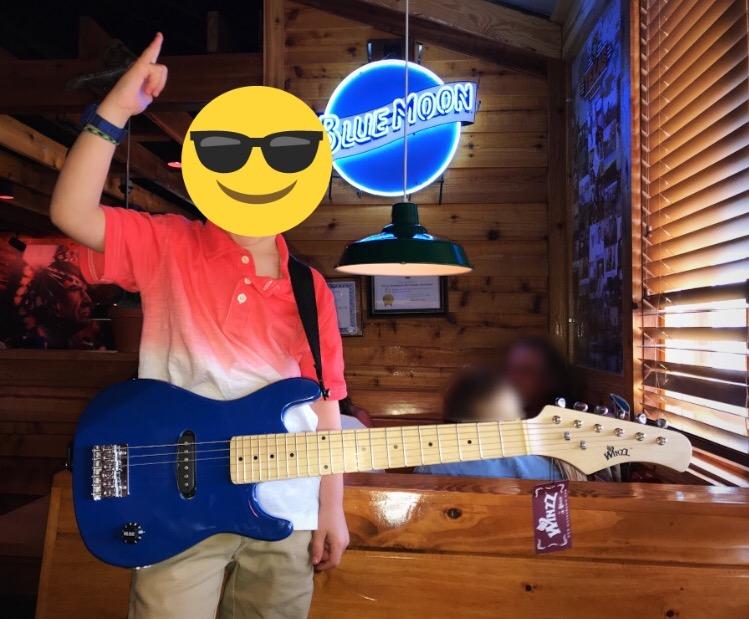 WINZZ EGM100 30 Inches Real Kids Electric Guitar with Beginner Kit, Right Handed (Roseburst) customer photo 2