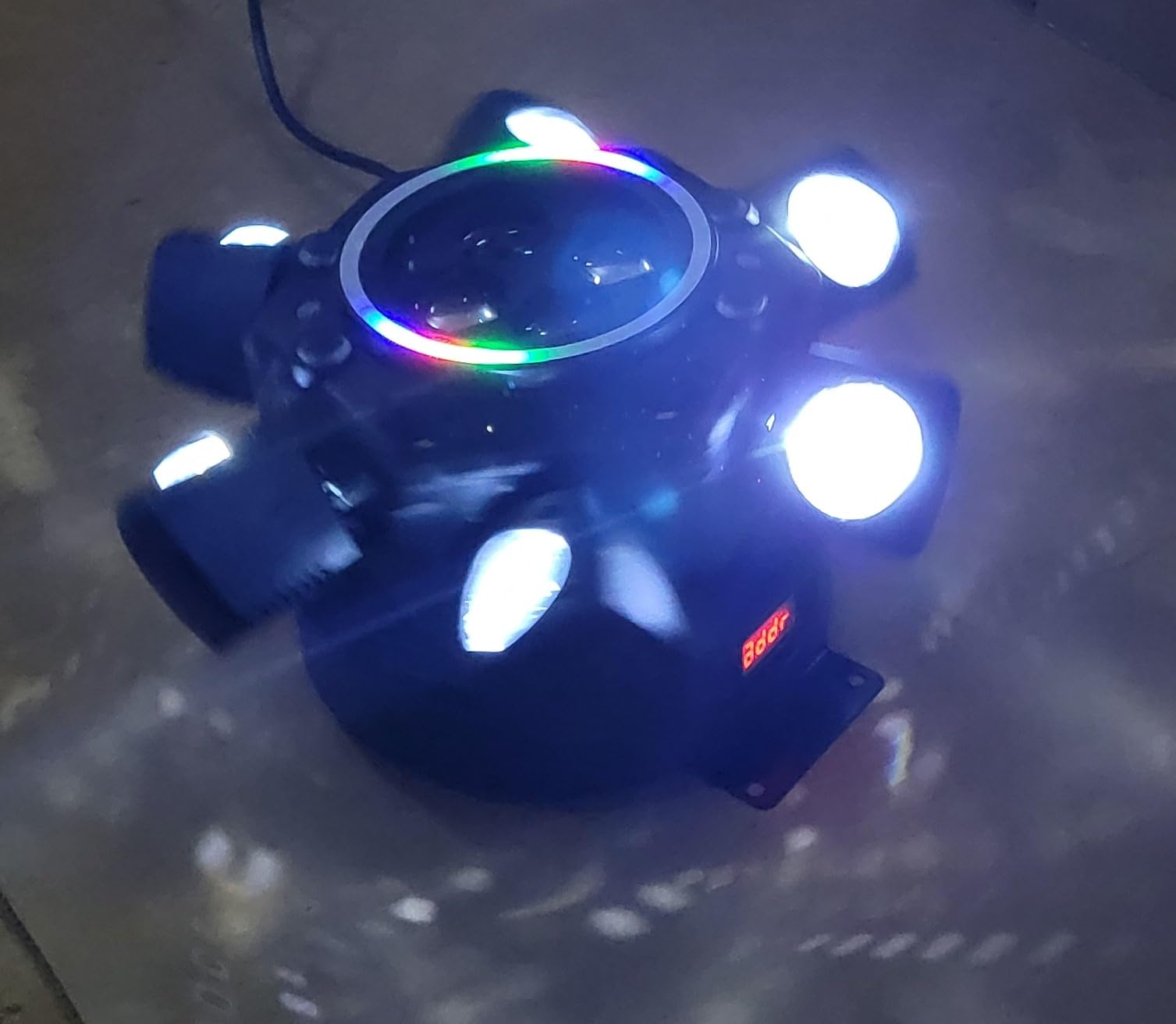 Moving Head Dj Lights for Parties, Disco Lights 6-in-1 LED RGBW 6 Arms Stage Light for Parties Support DMX-512 & Sound Activated, Dj Lighting for Party KTV Wedding Club customer photo 2