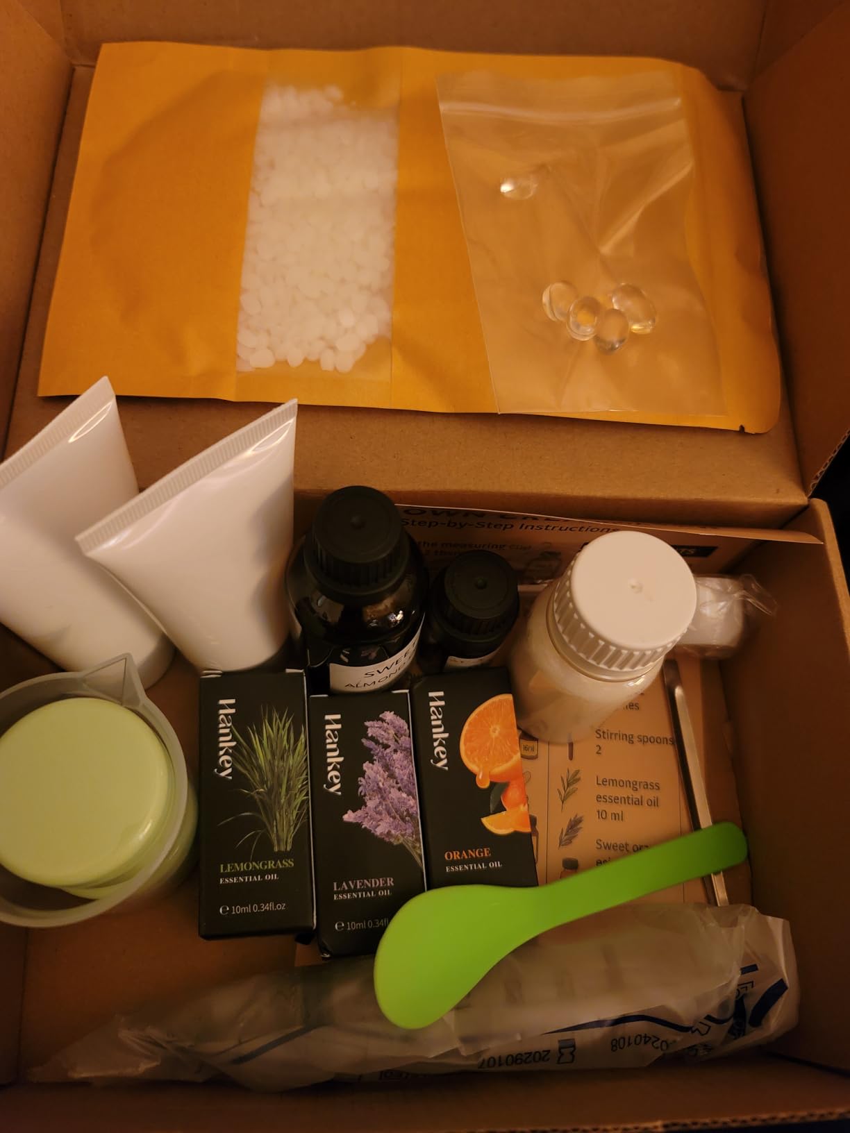 DIY Hand Cream Kit - Make 2 Custom Natural Hand Creams | Starter Set with Shea Butter Base, Essential Oils, Jars & Labels | Gift for Women, Teens, Beginners customer photo 1